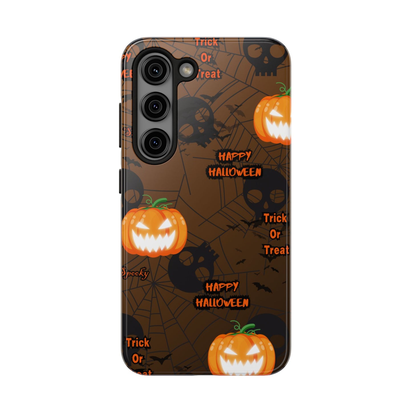 Halloween Tough Phone Cases, Spooky Mobile Covers, Trick or Treat Phone Case, Halloween Gifts, Fall Tech Accessories