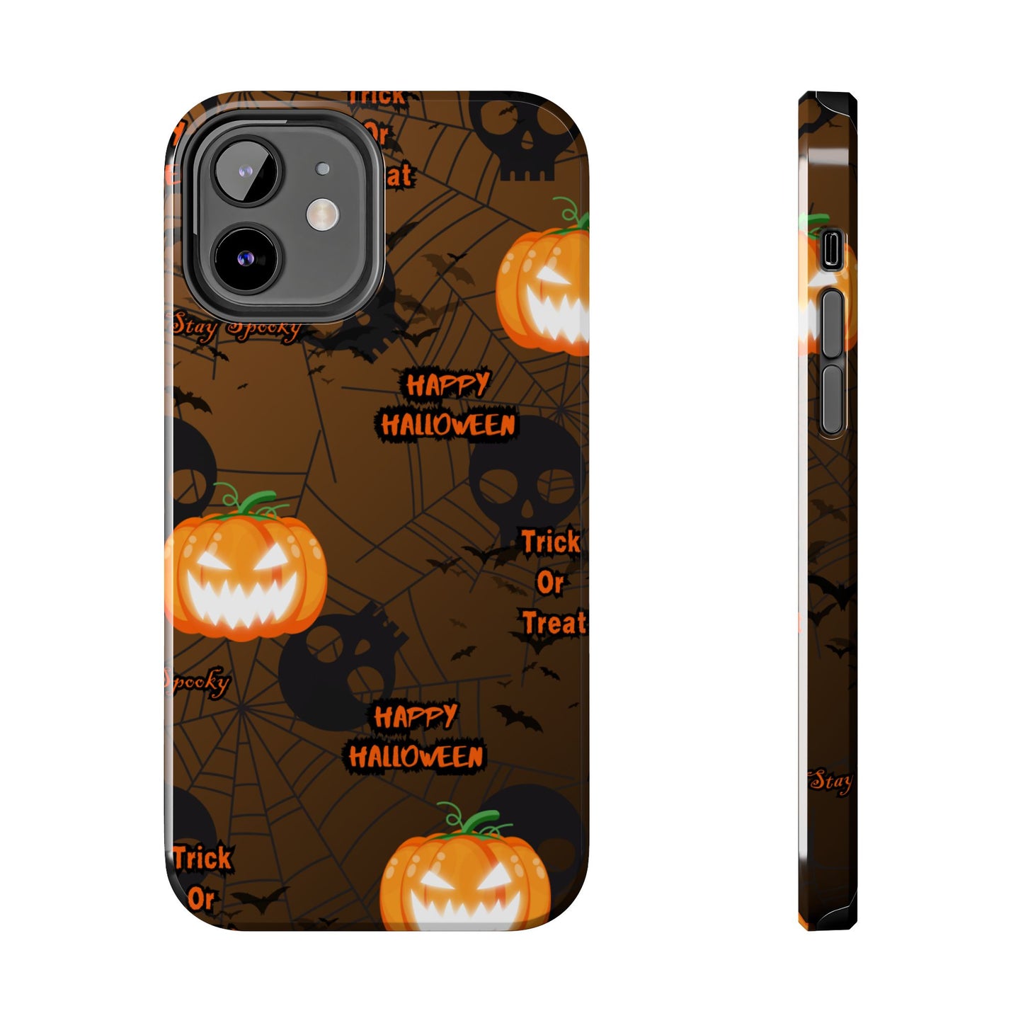 Halloween Tough Phone Cases, Spooky Mobile Covers, Trick or Treat Phone Case, Halloween Gifts, Fall Tech Accessories