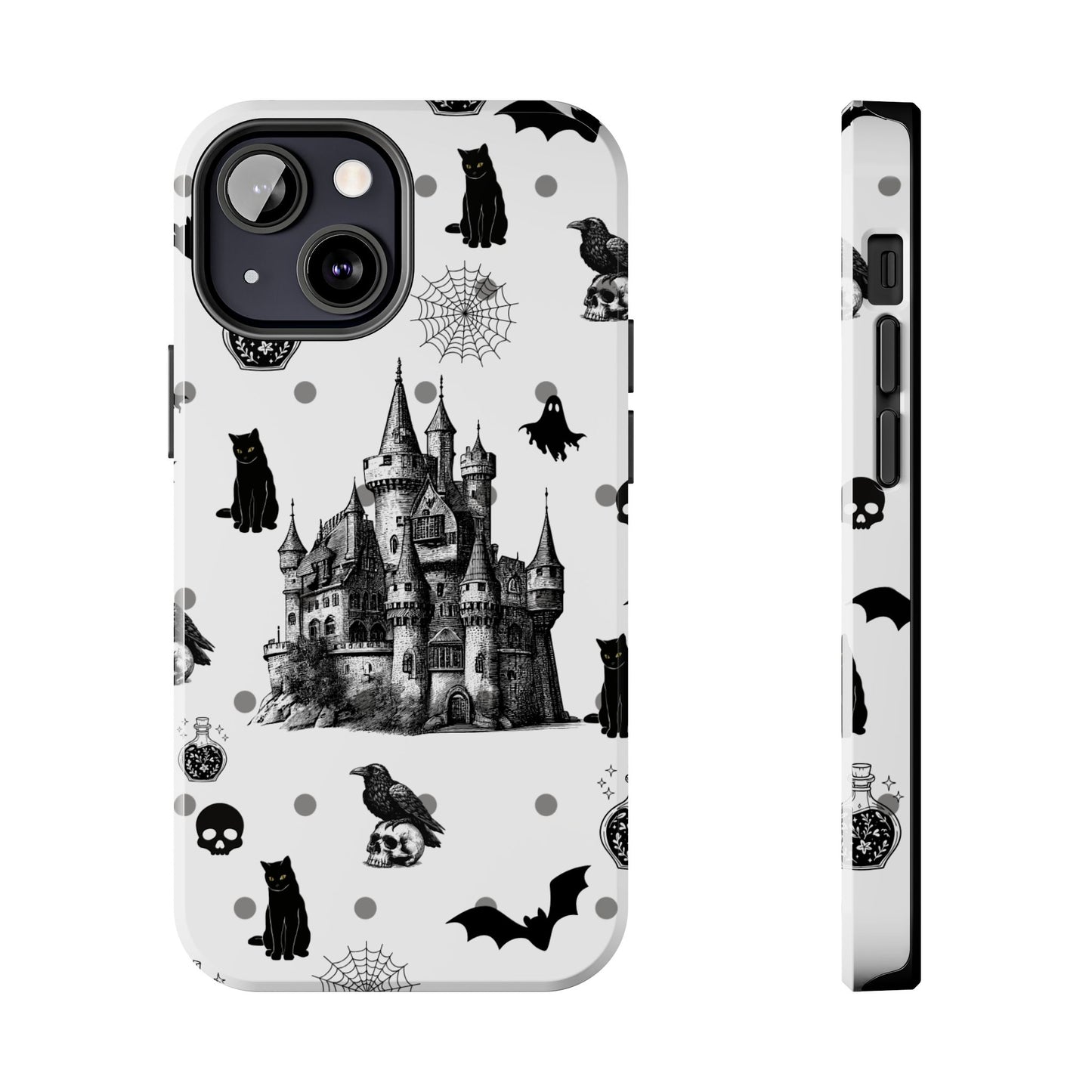 Gothic Castle Phone Cases - Tough & Stylish, Halloween Gifts, Spooky Vibe, Unique Designs, Phone Accessories, Customized Cases