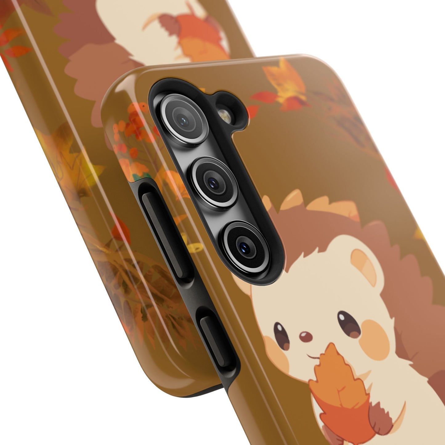 Cute Hedgehog Phone Cases, Fall Decor, Animal Lovers Gifts, Autumn Vibes, Unique Cell Phone Cover, Hedgehog Design