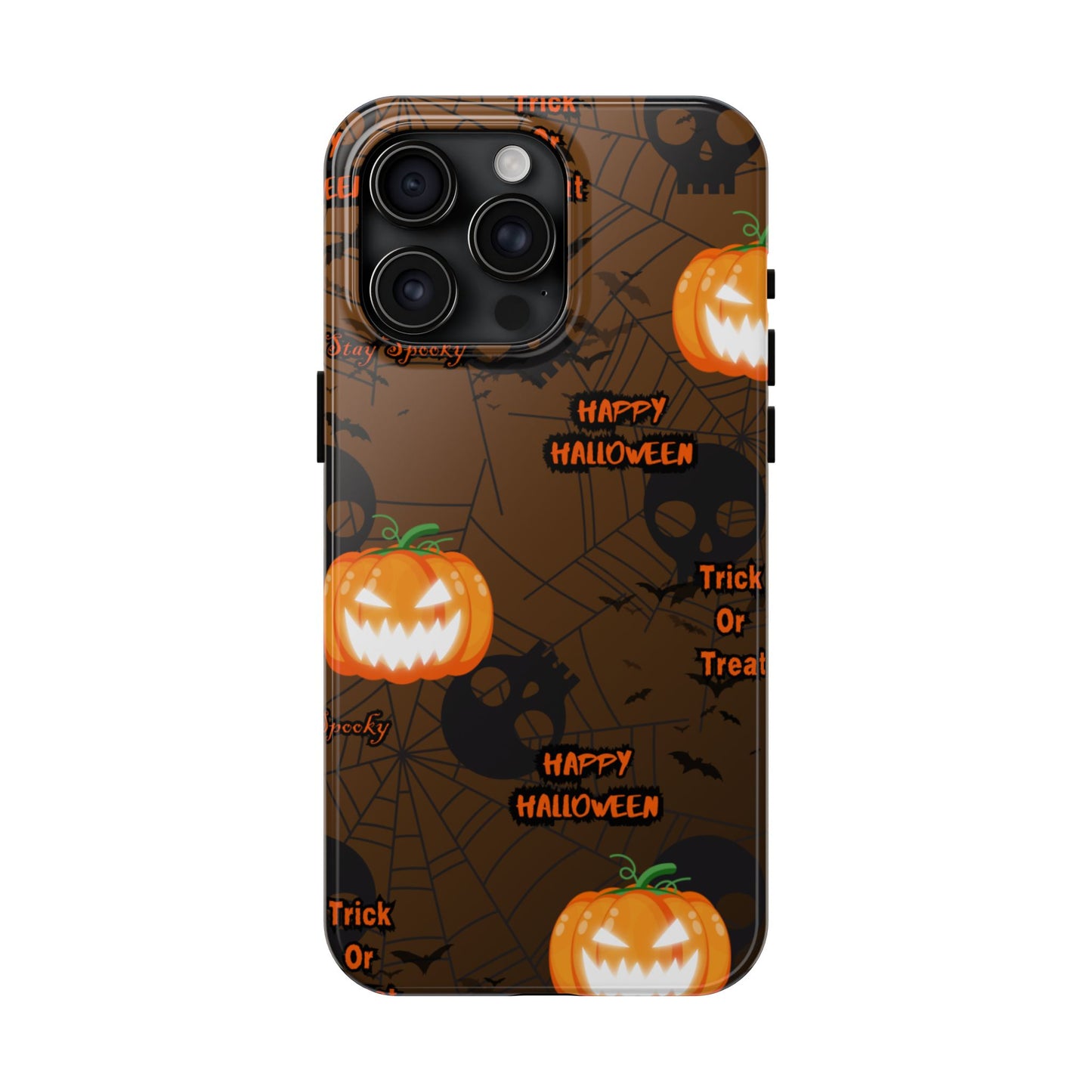 Halloween Tough Phone Cases, Spooky Mobile Covers, Trick or Treat Phone Case, Halloween Gifts, Fall Tech Accessories