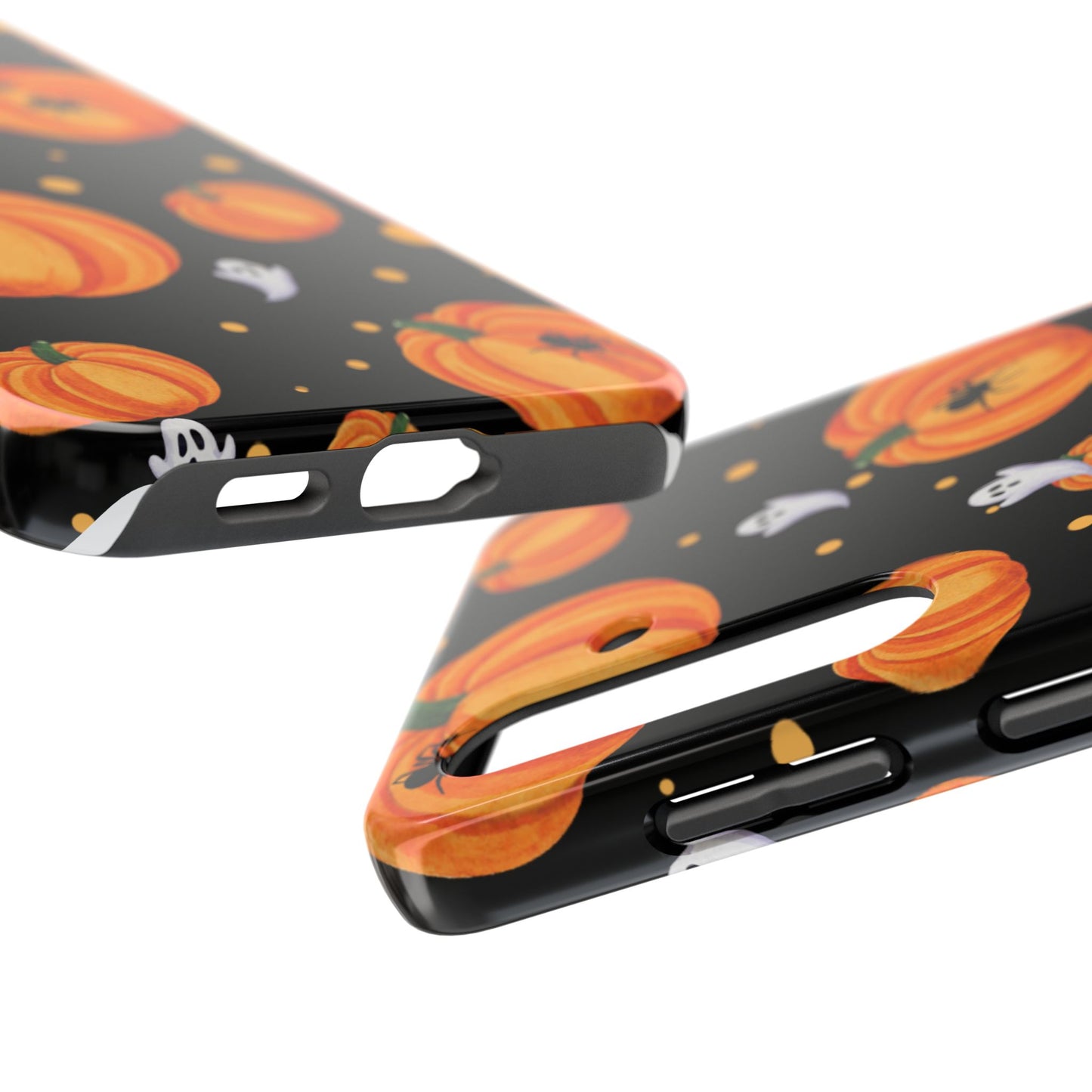 Halloween Pumpkin Phone Case, Spooky Ghost Phone Cover, Fall Autumn Decor, Cute Halloween Gifts, Mobile Protection