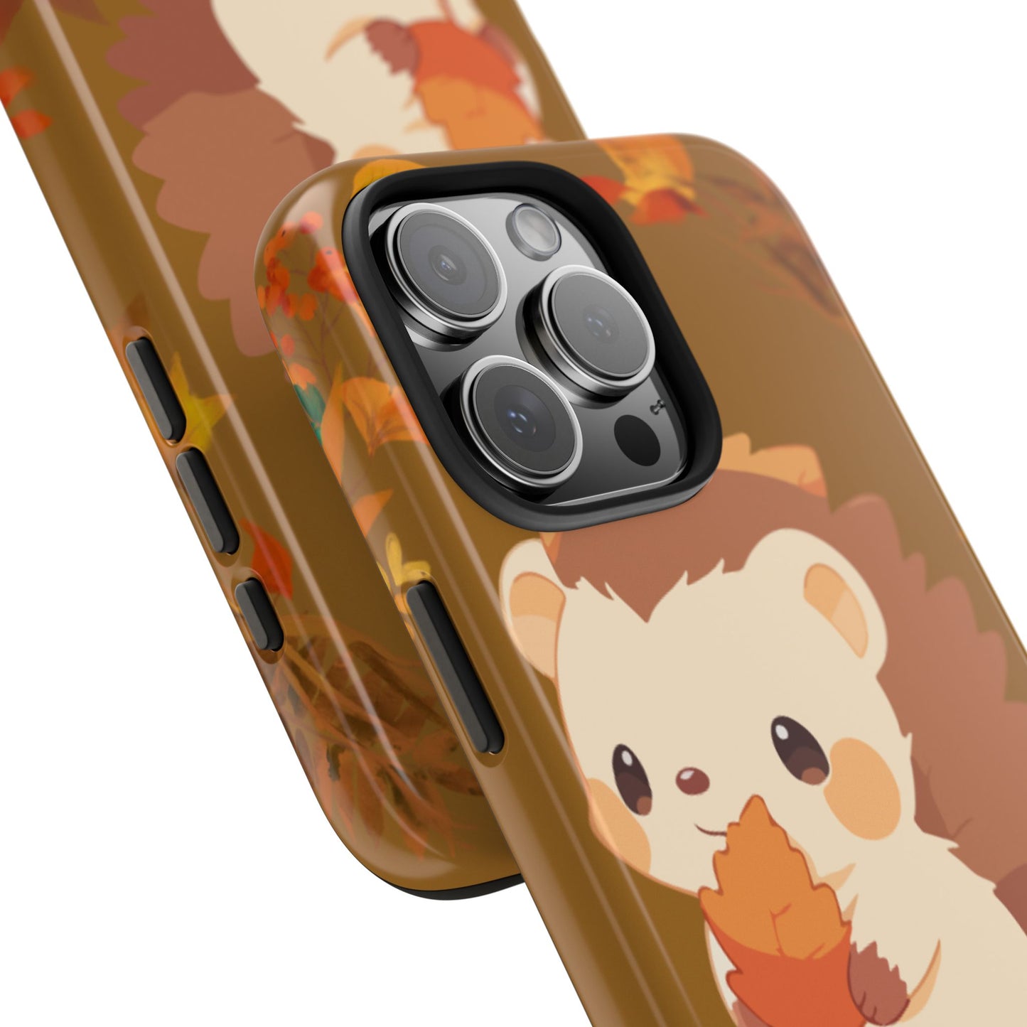 Cute Hedgehog Phone Cases, Fall Decor, Animal Lovers Gifts, Autumn Vibes, Unique Cell Phone Cover, Hedgehog Design