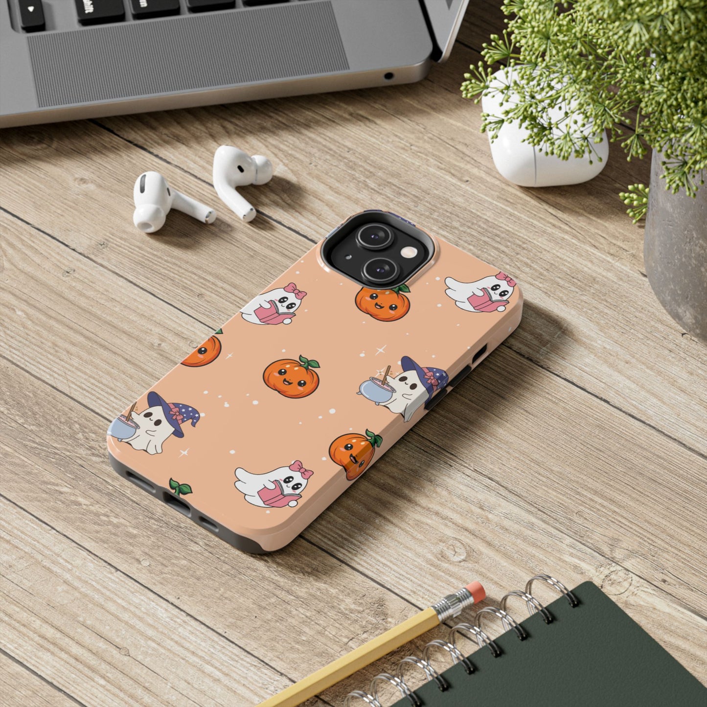 Halloween Ghosts Phone Case, Cute Tough Case, Pumpkin Designs, Spooky Decor, Fall Accessories, Trick or Treat Gift