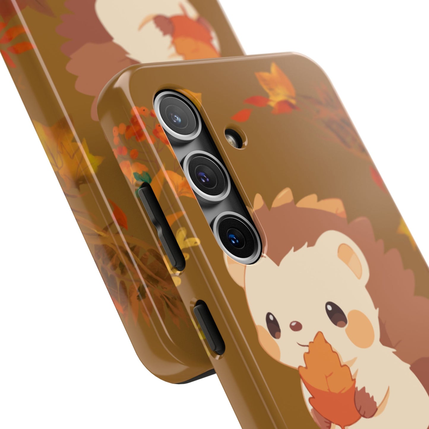Cute Hedgehog Phone Cases, Fall Decor, Animal Lovers Gifts, Autumn Vibes, Unique Cell Phone Cover, Hedgehog Design