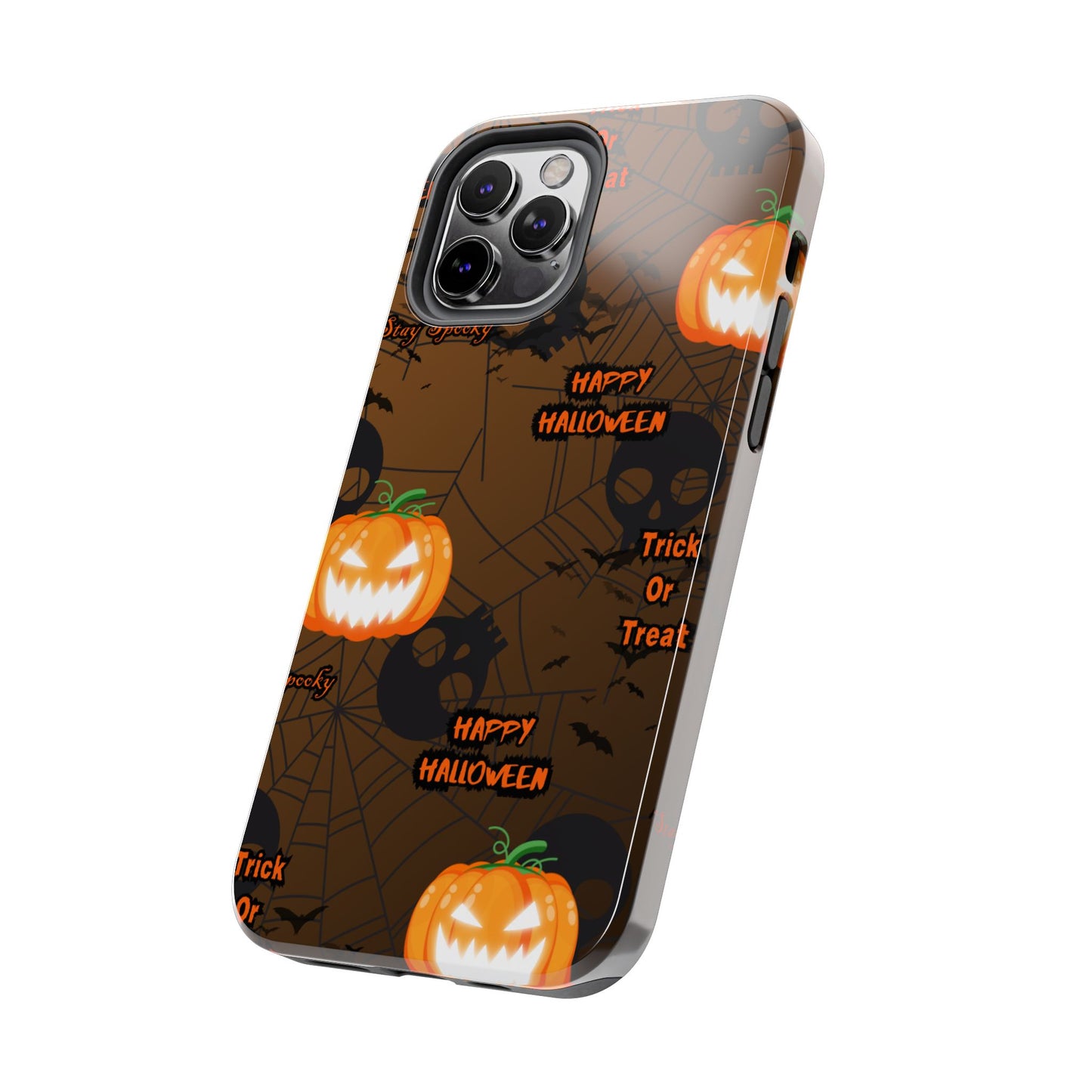 Halloween Tough Phone Cases, Spooky Mobile Covers, Trick or Treat Phone Case, Halloween Gifts, Fall Tech Accessories