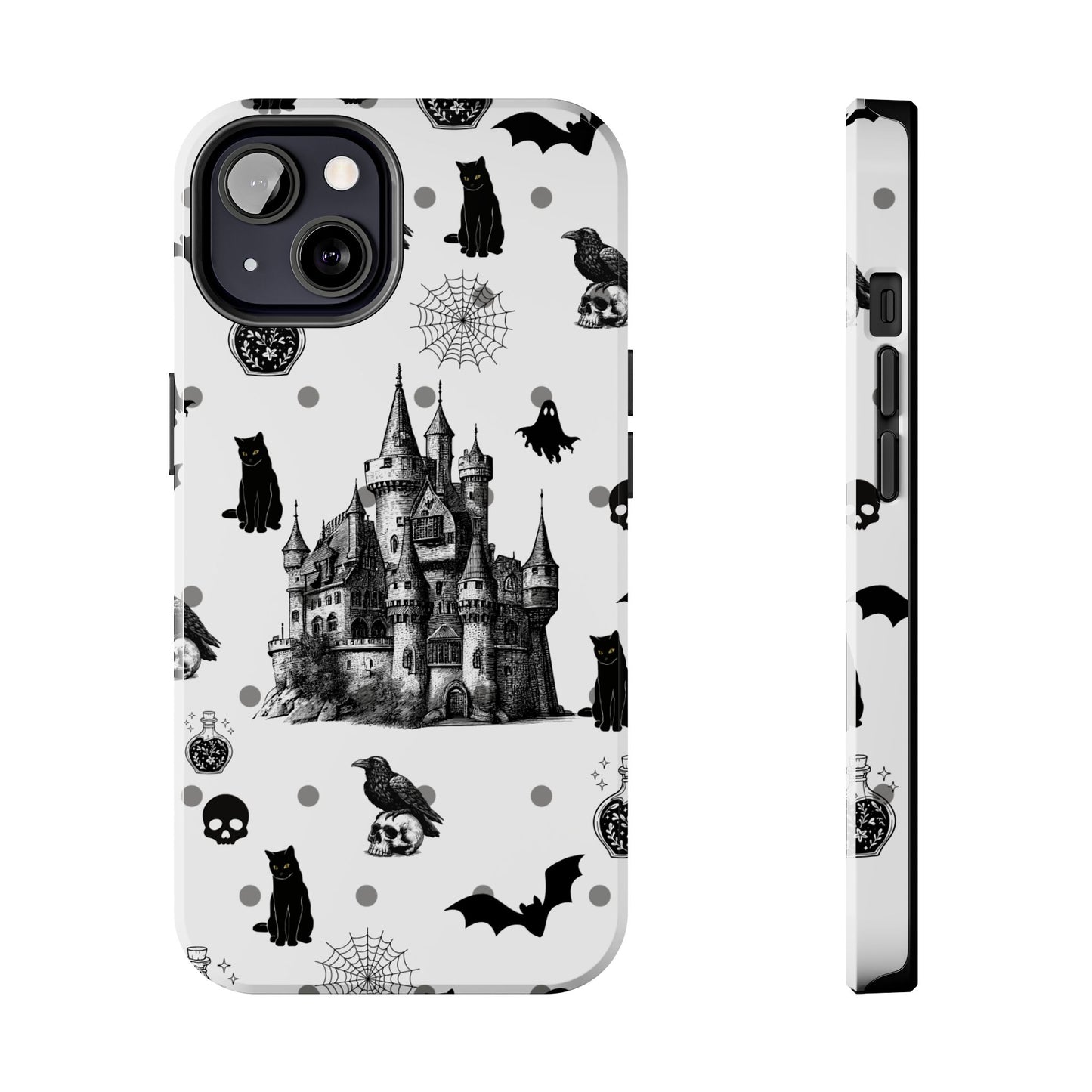 Gothic Castle Phone Cases - Tough & Stylish, Halloween Gifts, Spooky Vibe, Unique Designs, Phone Accessories, Customized Cases