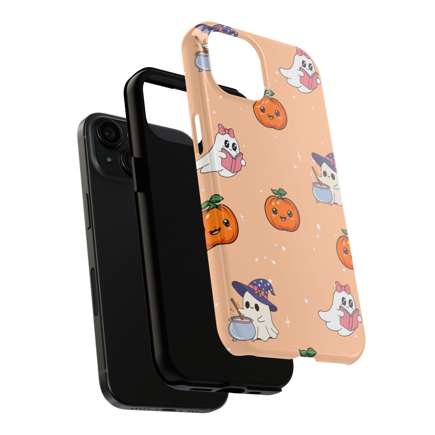 Halloween Ghosts Phone Case, Cute Tough Case, Pumpkin Designs, Spooky Decor, Fall Accessories, Trick or Treat Gift