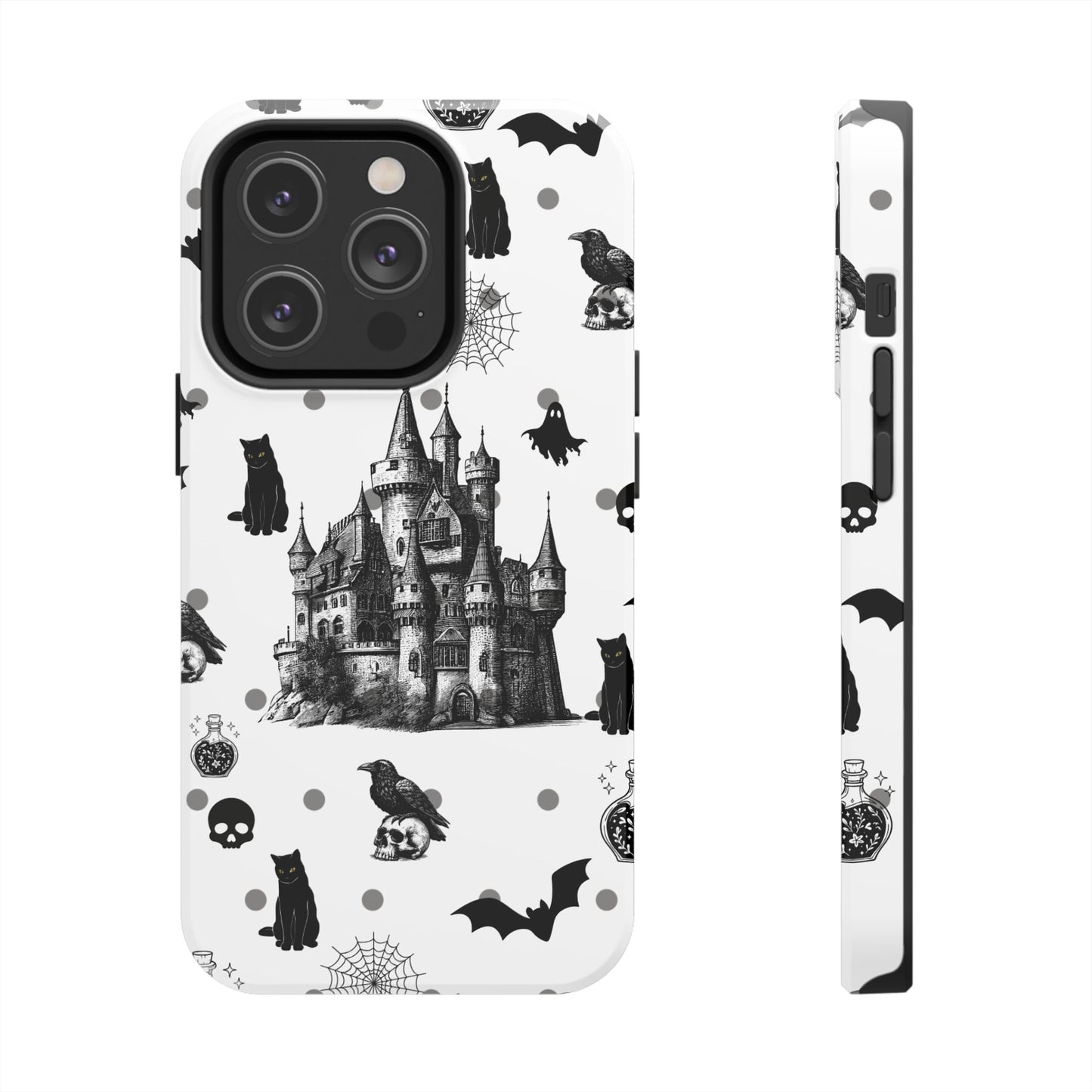 Gothic Castle Phone Cases - Tough & Stylish, Halloween Gifts, Spooky Vibe, Unique Designs, Phone Accessories, Customized Cases