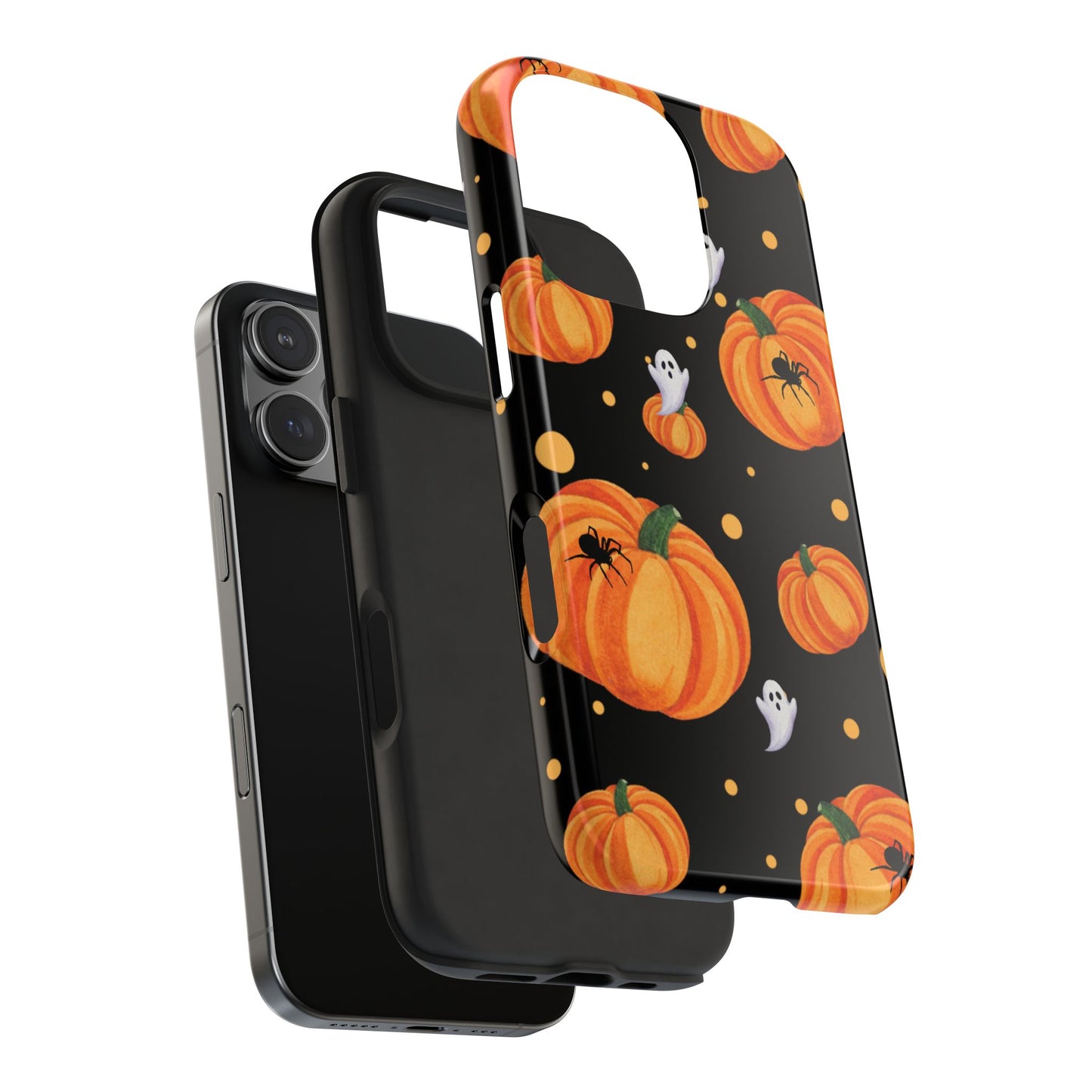 Halloween Pumpkin Phone Case, Spooky Ghost Phone Cover, Fall Autumn Decor, Cute Halloween Gifts, Mobile Protection