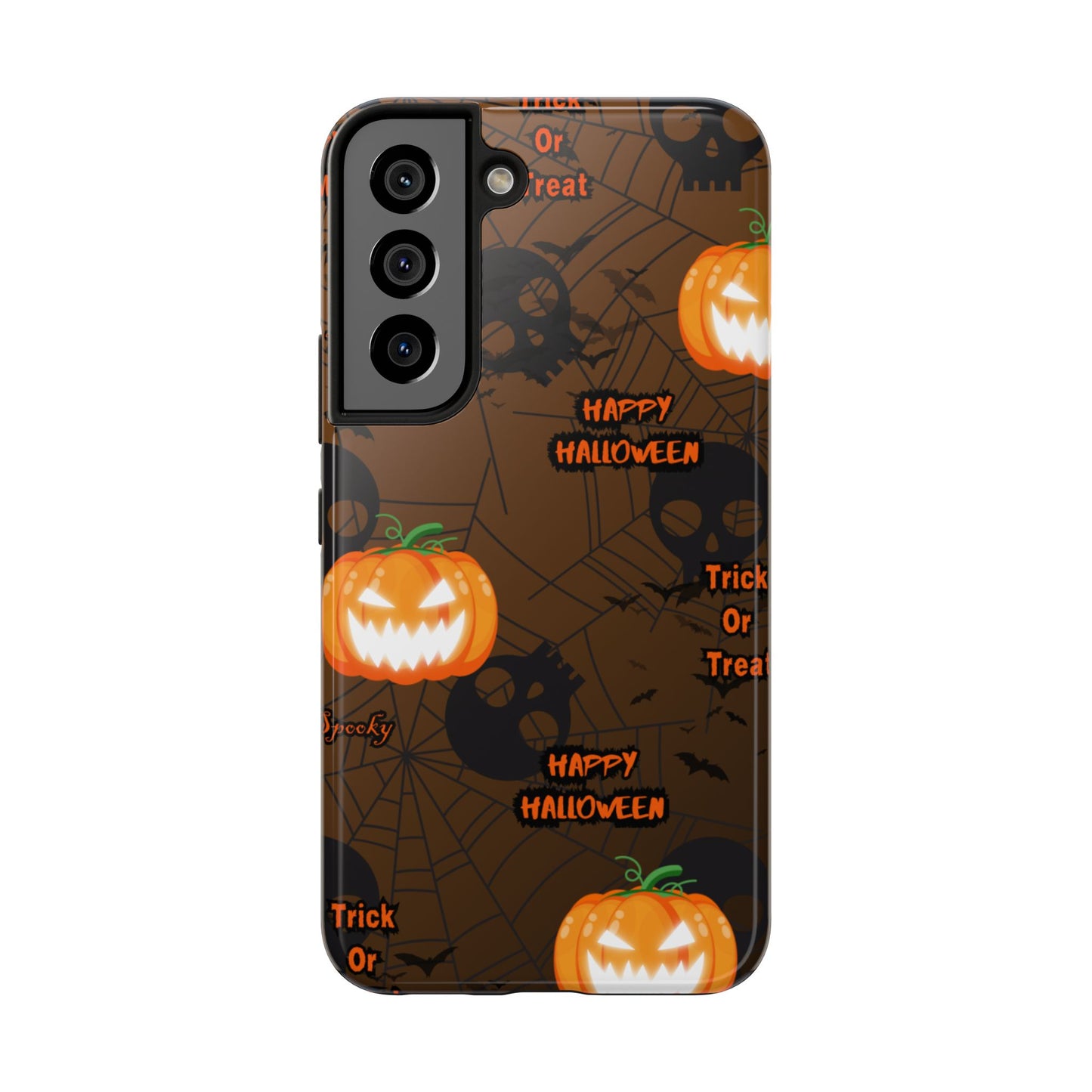 Halloween Tough Phone Cases, Spooky Mobile Covers, Trick or Treat Phone Case, Halloween Gifts, Fall Tech Accessories