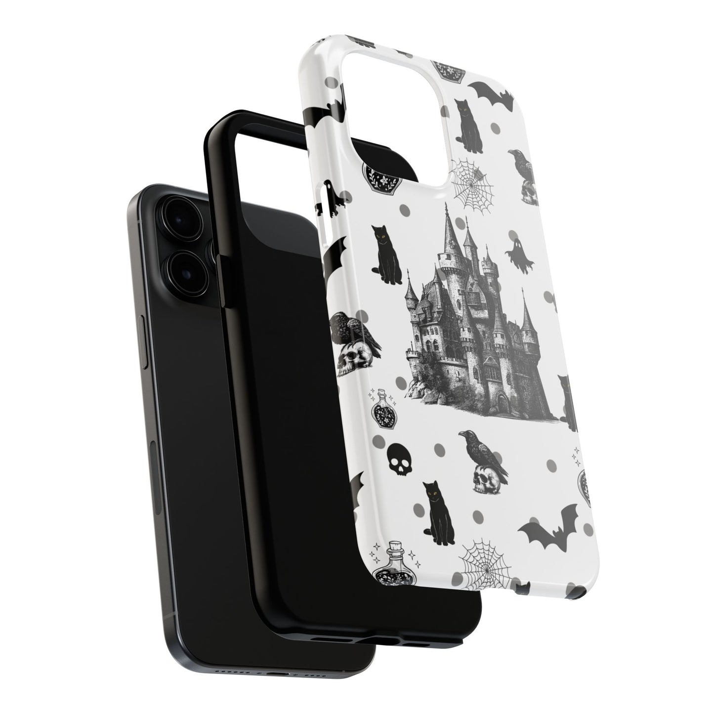Gothic Castle Phone Cases - Tough & Stylish, Halloween Gifts, Spooky Vibe, Unique Designs, Phone Accessories, Customized Cases