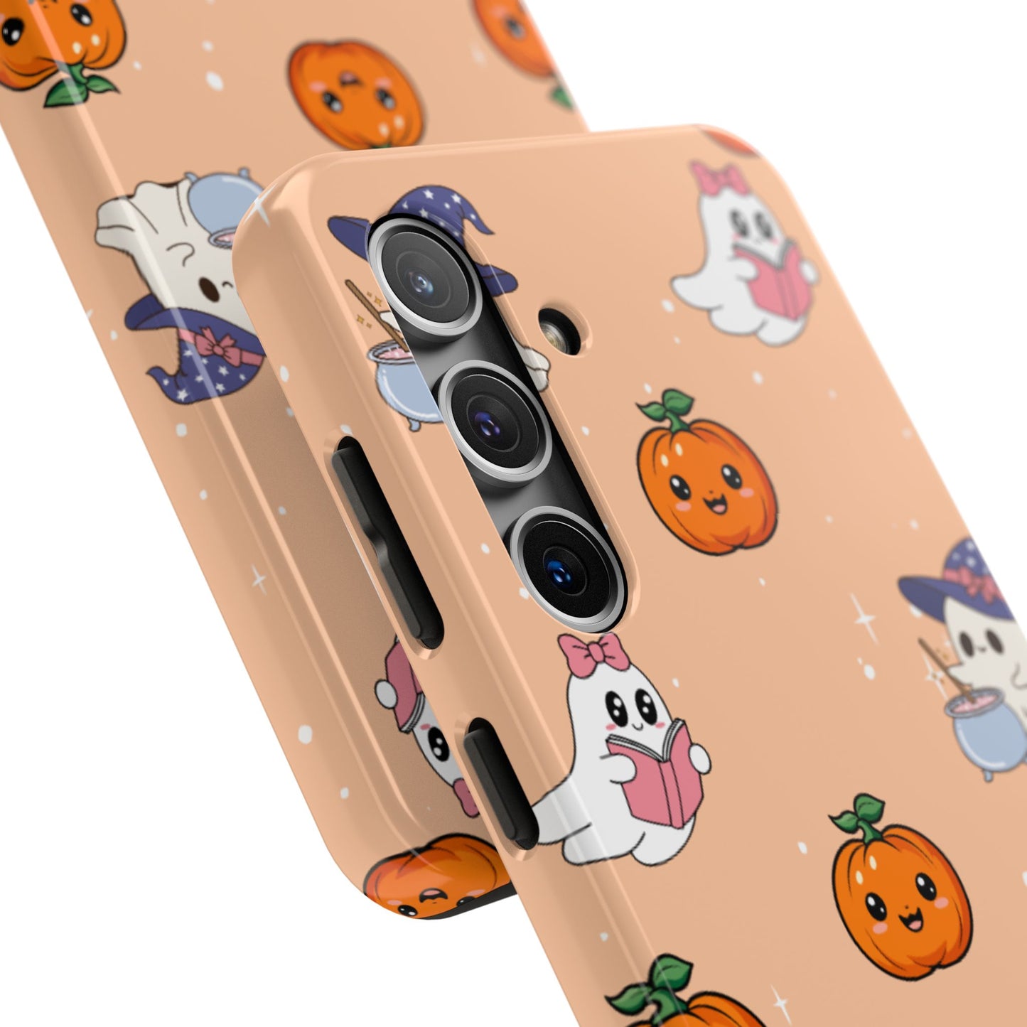 Halloween Ghosts Phone Case, Cute Tough Case, Pumpkin Designs, Spooky Decor, Fall Accessories, Trick or Treat Gift
