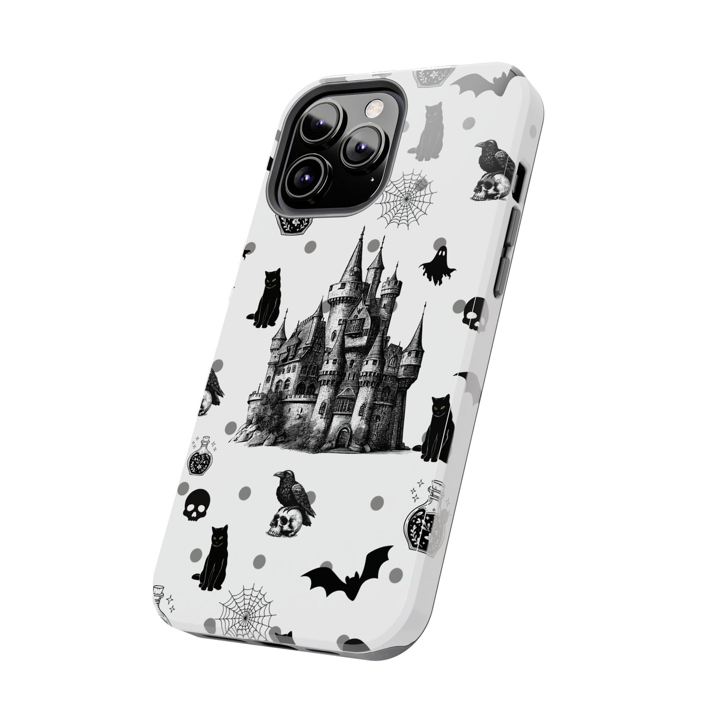 Gothic Castle Phone Cases - Tough & Stylish, Halloween Gifts, Spooky Vibe, Unique Designs, Phone Accessories, Customized Cases