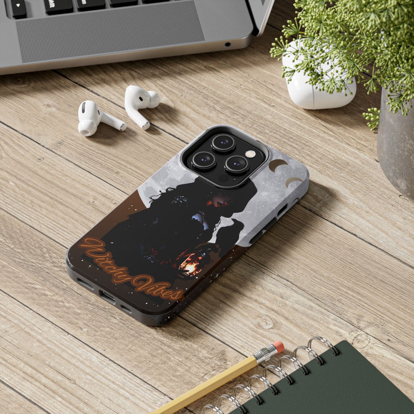 Witchy Vibes Tough Phone Case | Artistic Protection for Your Phone | Halloween Gifts, Witch Accessories, Unique Phone Cover, Magical Decor