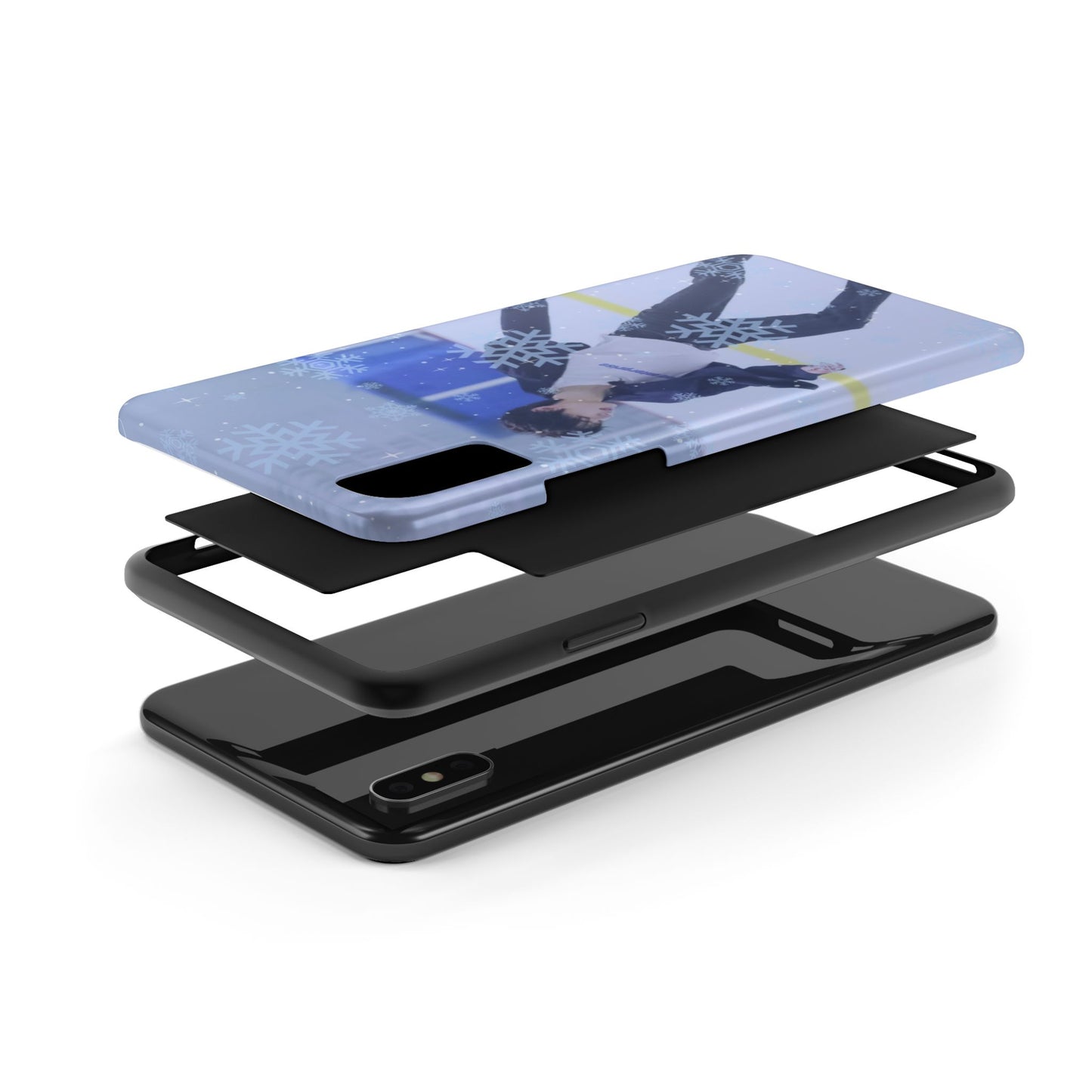 Ice Prince Tough Phone Case, Stylish Phone Protector, Winter Sports Accessory, Unique Gift for Skaters, Durable Phone Shell