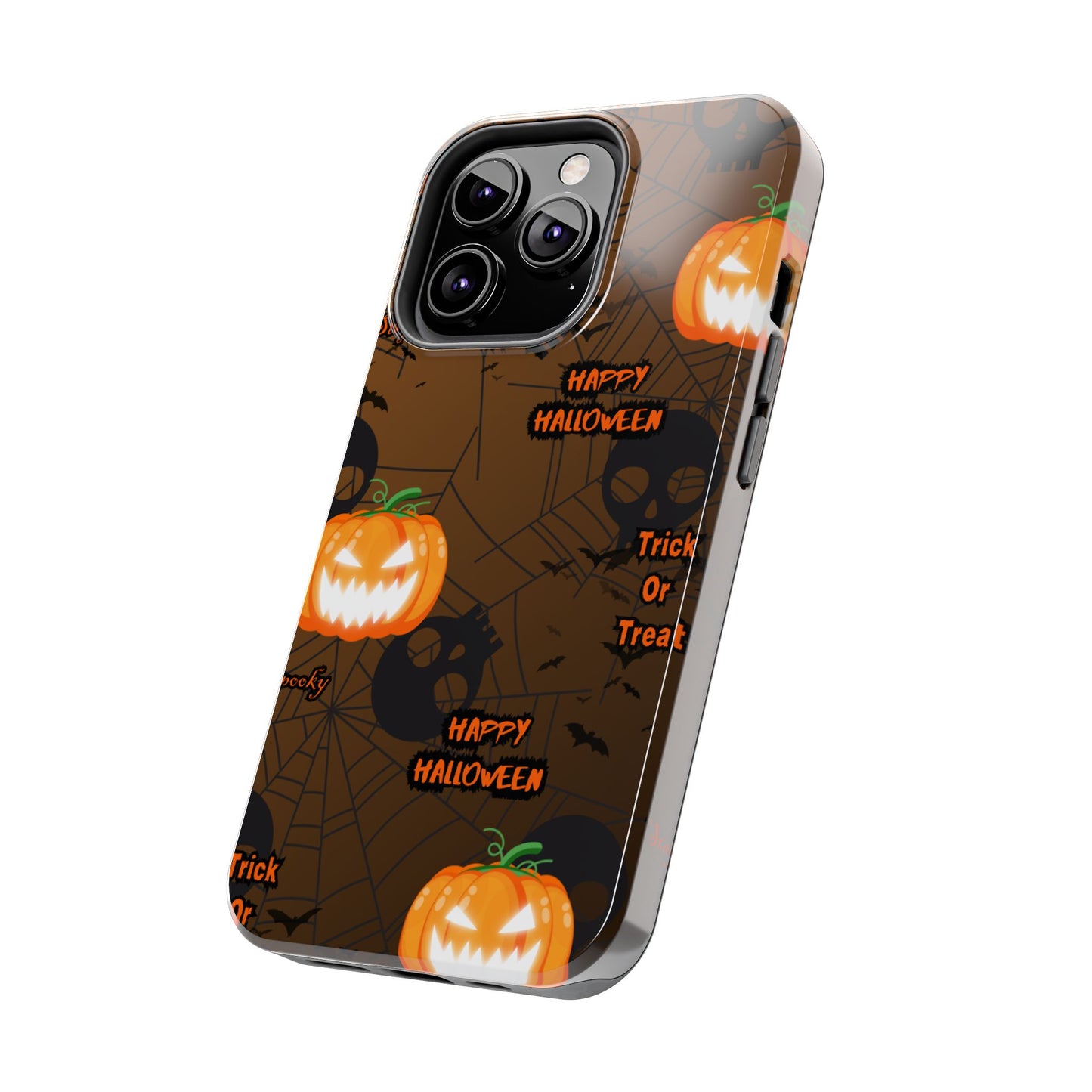 Halloween Tough Phone Cases, Spooky Mobile Covers, Trick or Treat Phone Case, Halloween Gifts, Fall Tech Accessories