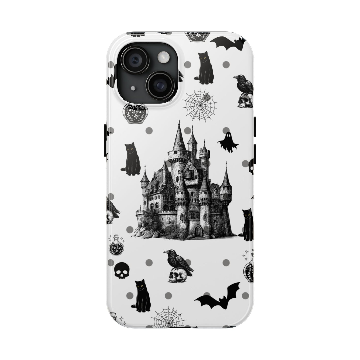 Gothic Castle Phone Cases - Tough & Stylish, Halloween Gifts, Spooky Vibe, Unique Designs, Phone Accessories, Customized Cases