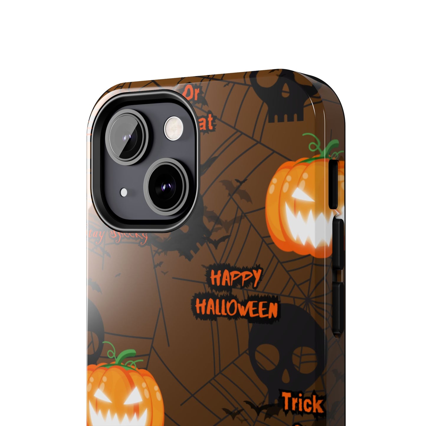 Halloween Tough Phone Cases, Spooky Mobile Covers, Trick or Treat Phone Case, Halloween Gifts, Fall Tech Accessories