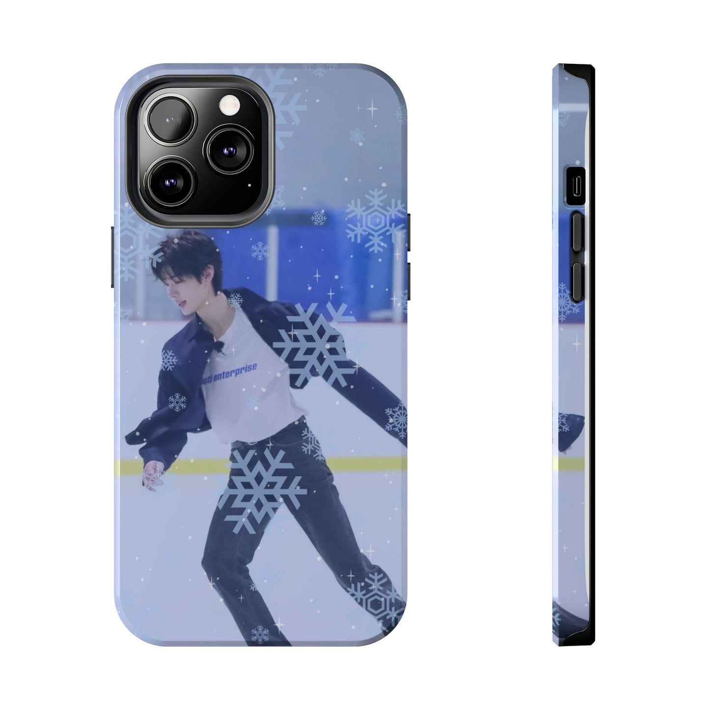 Ice Prince Tough Phone Case, Stylish Phone Protector, Winter Sports Accessory, Unique Gift for Skaters, Durable Phone Shell