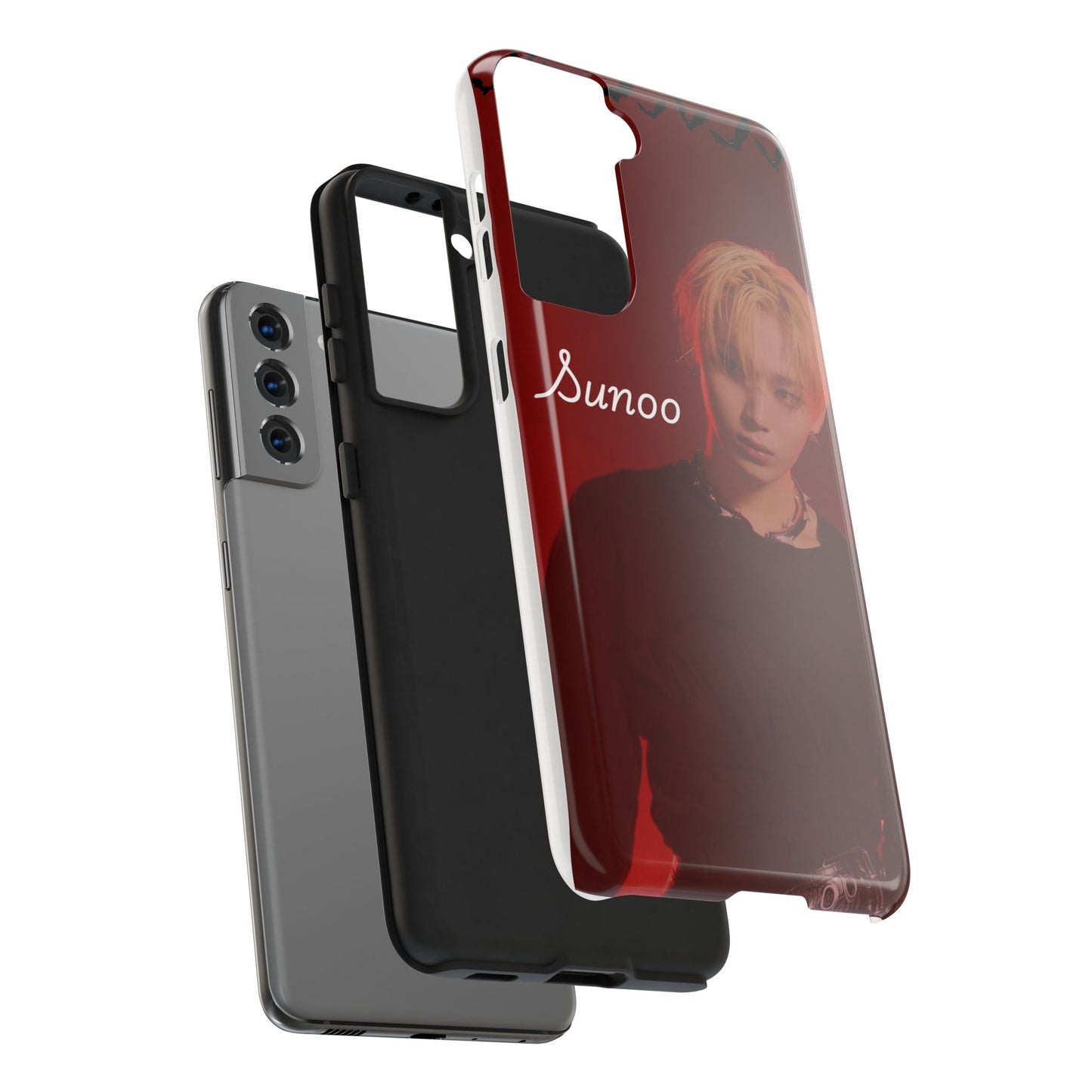 Sunoo Stylish Tough Phone Cases for Fans, Personalized Phone Covers, Durable Custom Cases, Unique Gifts for Enthusiasts, Trendy Tech Accessories