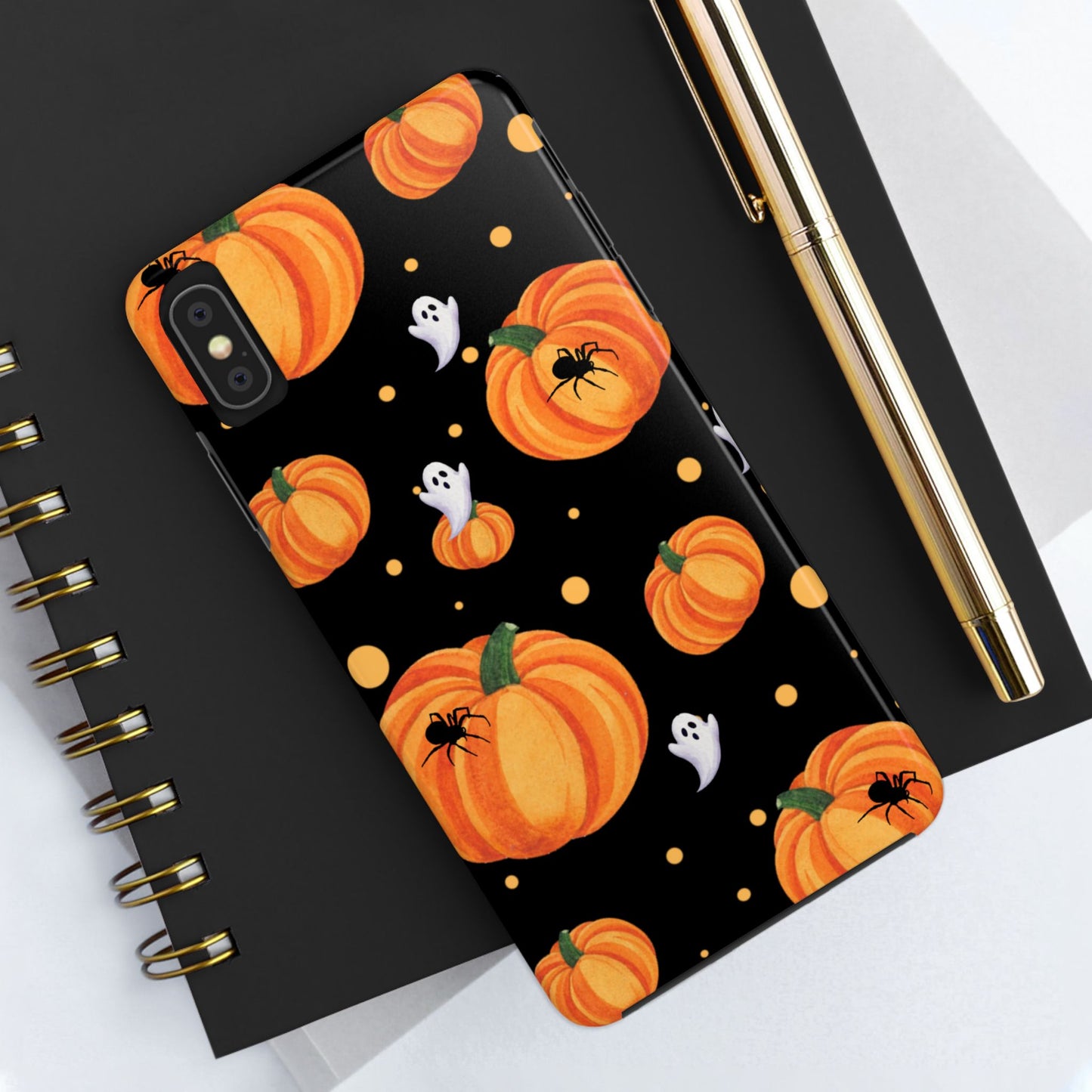 Halloween Pumpkin Phone Case, Spooky Ghost Phone Cover, Fall Autumn Decor, Cute Halloween Gifts, Mobile Protection