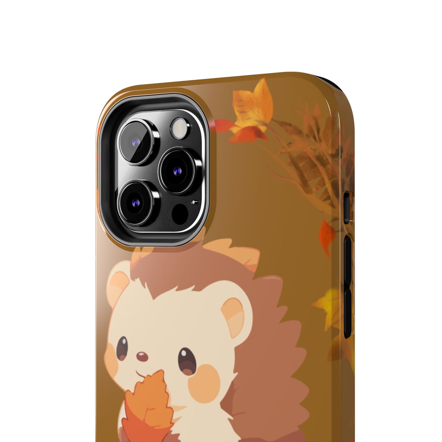 Cute Hedgehog Phone Cases, Fall Decor, Animal Lovers Gifts, Autumn Vibes, Unique Cell Phone Cover, Hedgehog Design