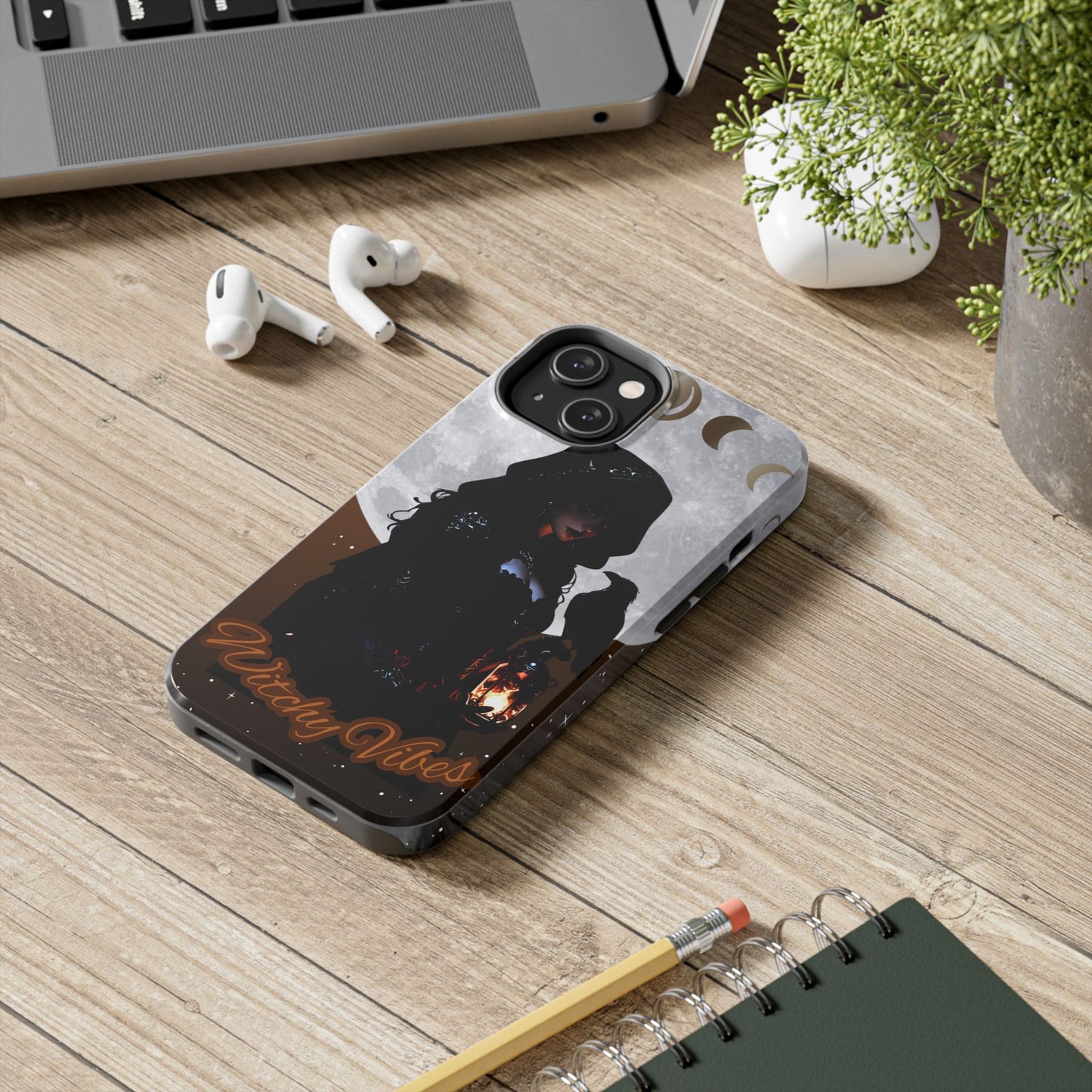 Witchy Vibes Tough Phone Case | Artistic Protection for Your Phone | Halloween Gifts, Witch Accessories, Unique Phone Cover, Magical Decor
