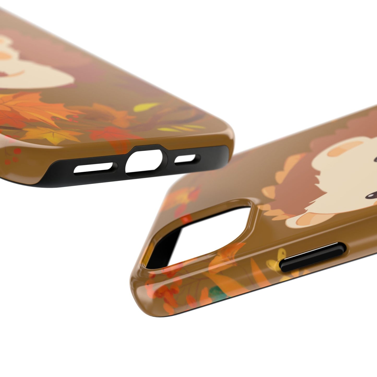Cute Hedgehog Phone Cases, Fall Decor, Animal Lovers Gifts, Autumn Vibes, Unique Cell Phone Cover, Hedgehog Design