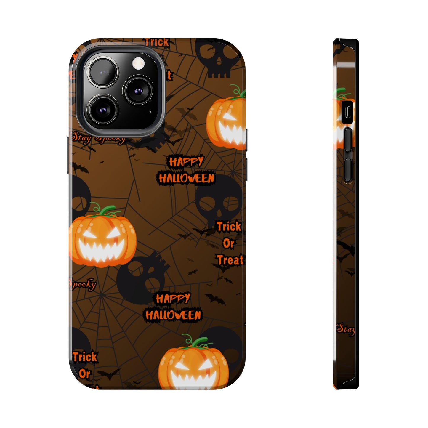 Halloween Tough Phone Cases, Spooky Mobile Covers, Trick or Treat Phone Case, Halloween Gifts, Fall Tech Accessories