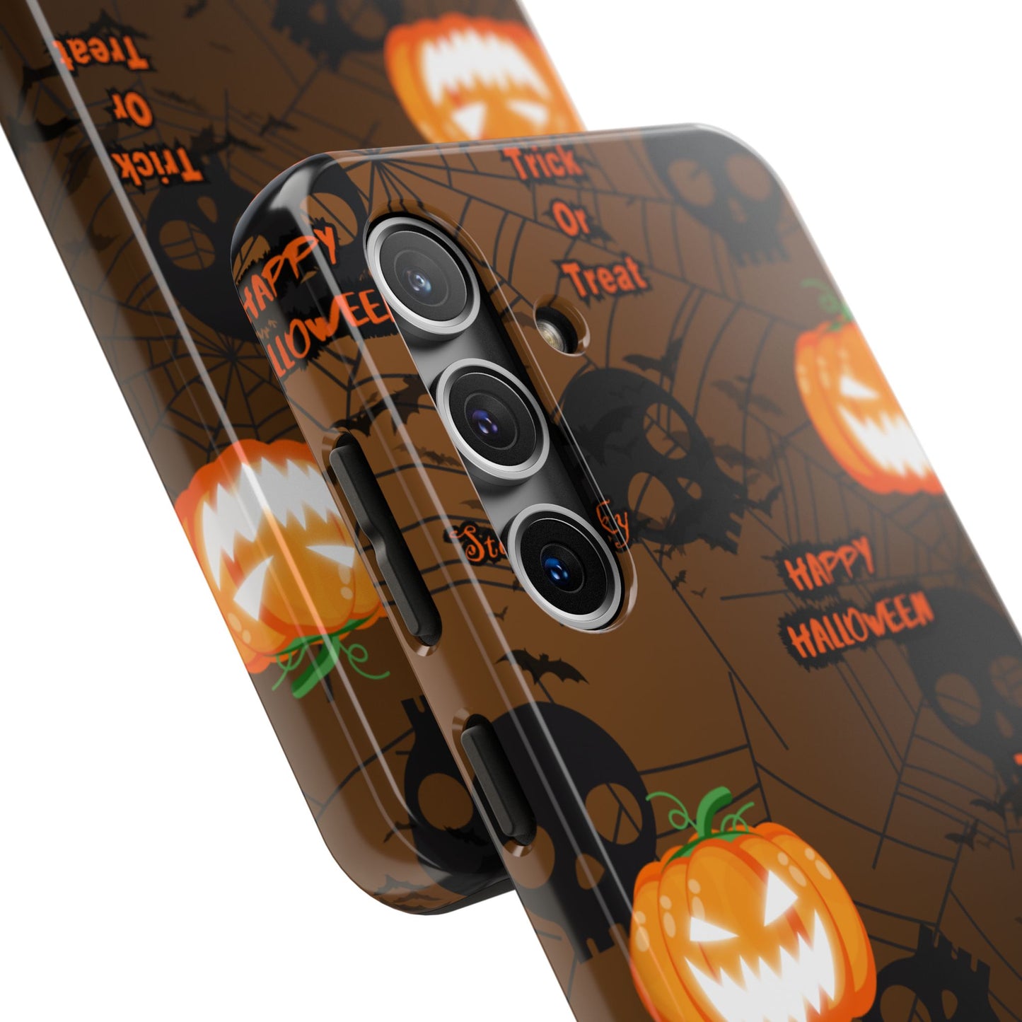 Halloween Tough Phone Cases, Spooky Mobile Covers, Trick or Treat Phone Case, Halloween Gifts, Fall Tech Accessories