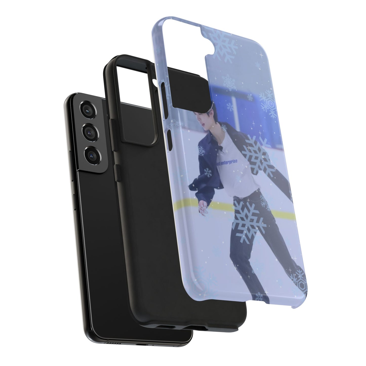Ice Prince Tough Phone Case, Stylish Phone Protector, Winter Sports Accessory, Unique Gift for Skaters, Durable Phone Shell