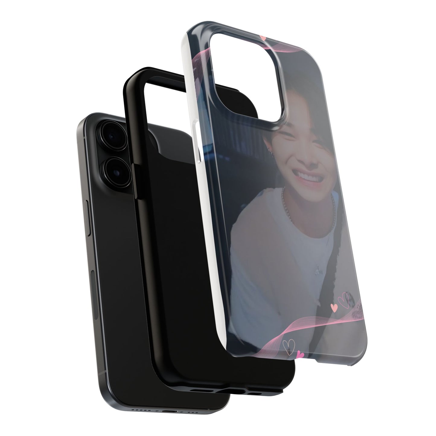 Cute Niki Phone Case, Trendy Phone Protection, Heart Design