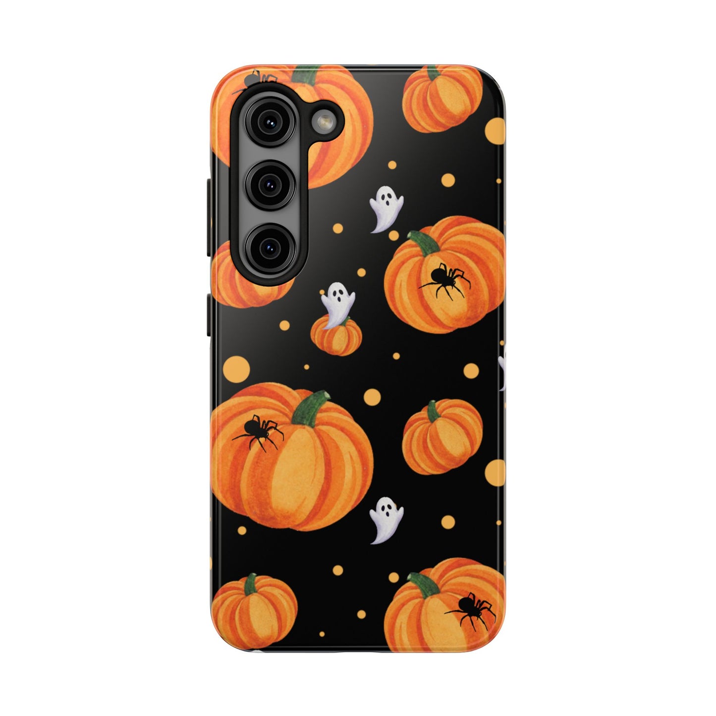 Halloween Pumpkin Phone Case, Spooky Ghost Phone Cover, Fall Autumn Decor, Cute Halloween Gifts, Mobile Protection