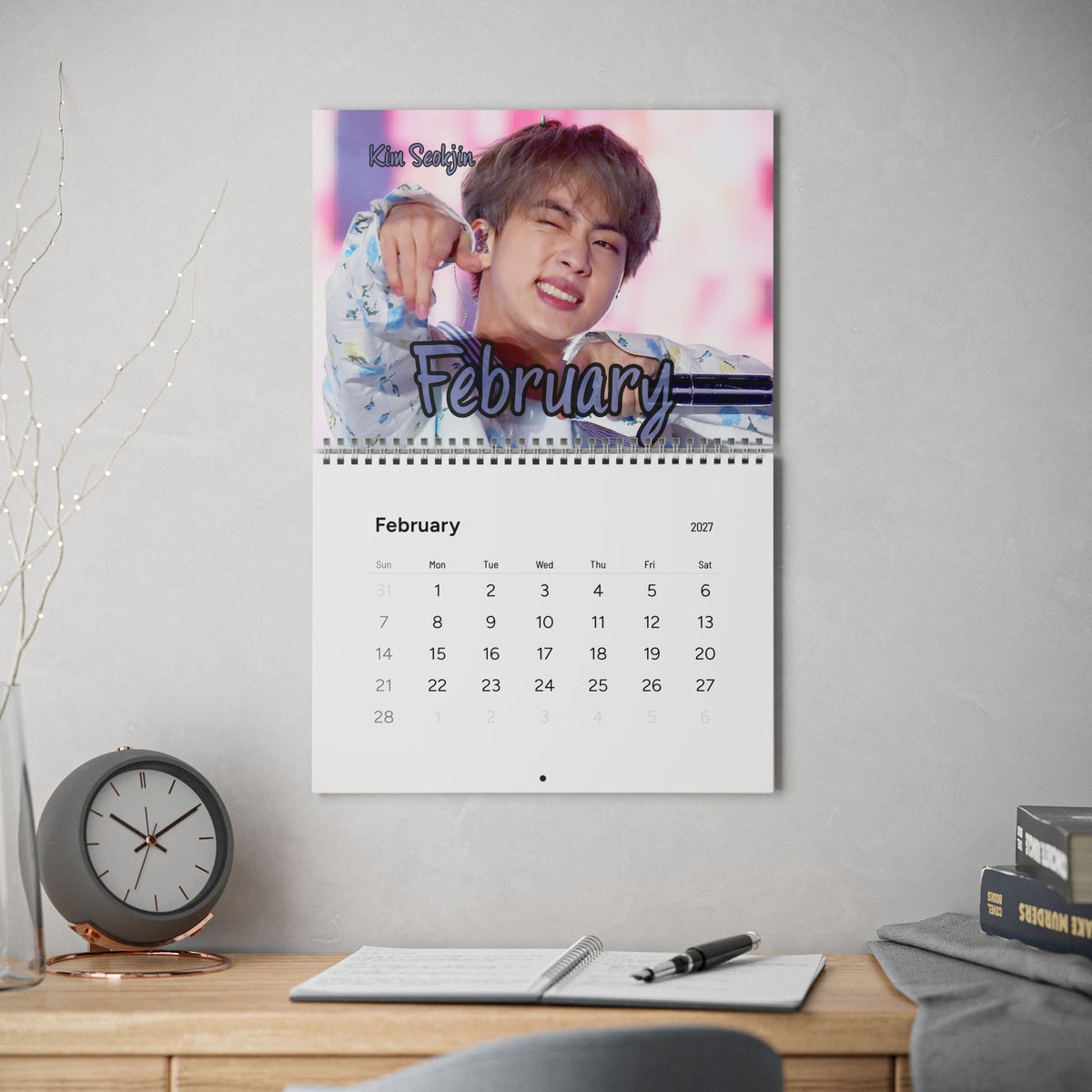 BTS 2027 Wall Calendar