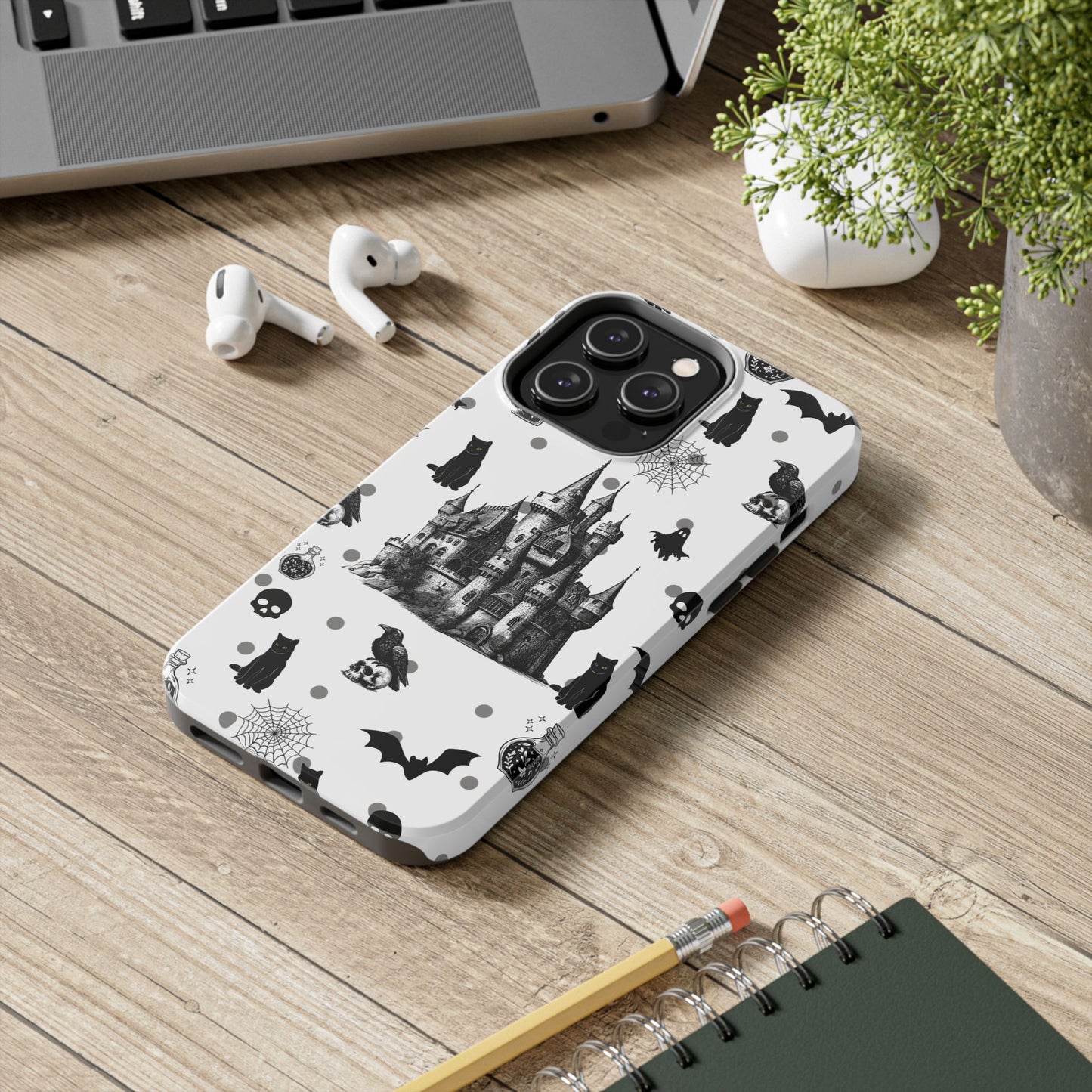 Gothic Castle Phone Cases - Tough & Stylish, Halloween Gifts, Spooky Vibe, Unique Designs, Phone Accessories, Customized Cases