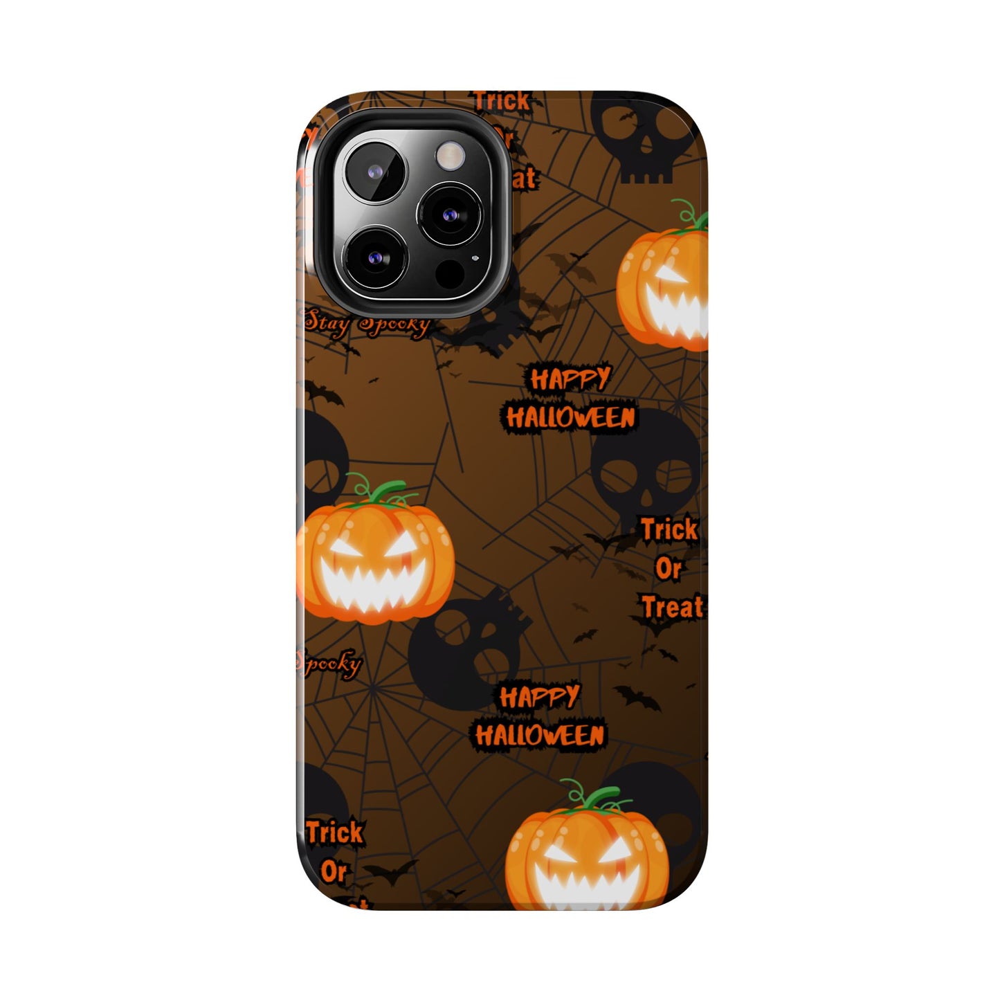 Halloween Tough Phone Cases, Spooky Mobile Covers, Trick or Treat Phone Case, Halloween Gifts, Fall Tech Accessories