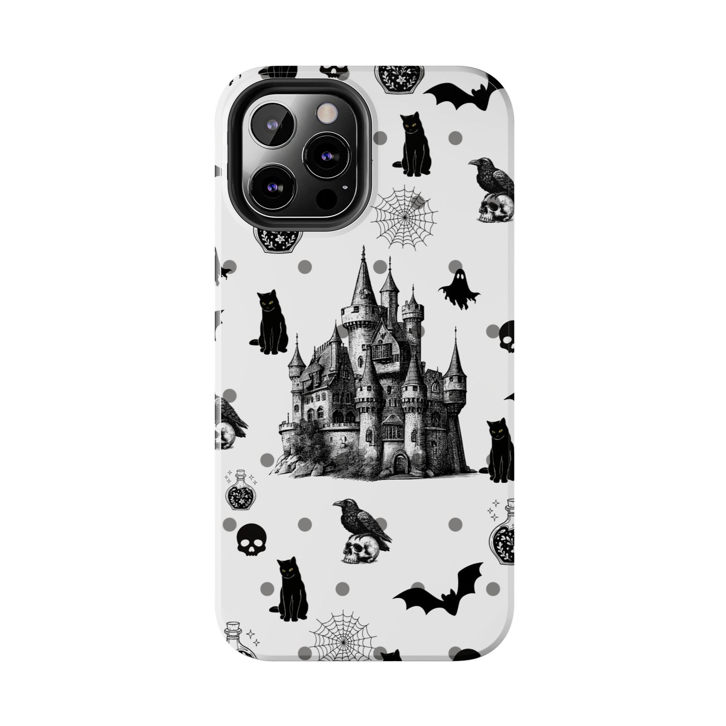 Gothic Castle Phone Cases - Tough & Stylish, Halloween Gifts, Spooky Vibe, Unique Designs, Phone Accessories, Customized Cases