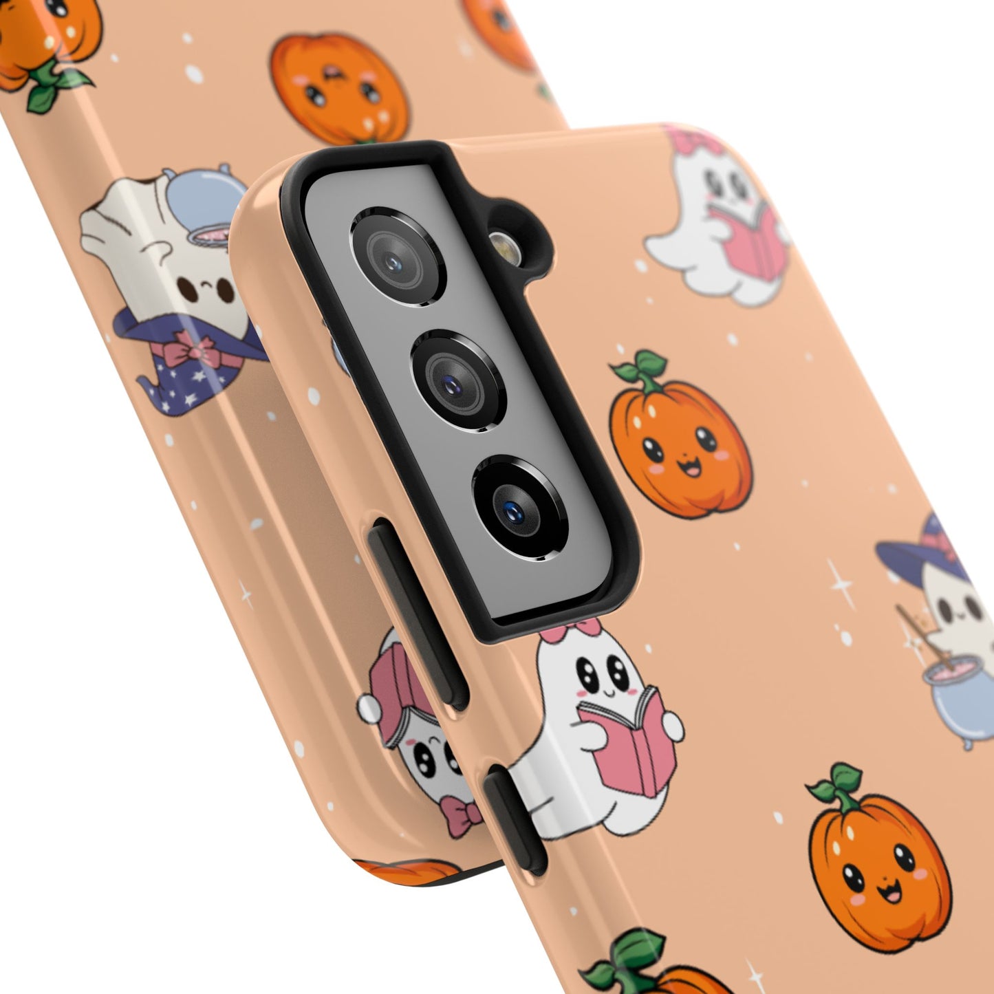 Halloween Ghosts Phone Case, Cute Tough Case, Pumpkin Designs, Spooky Decor, Fall Accessories, Trick or Treat Gift