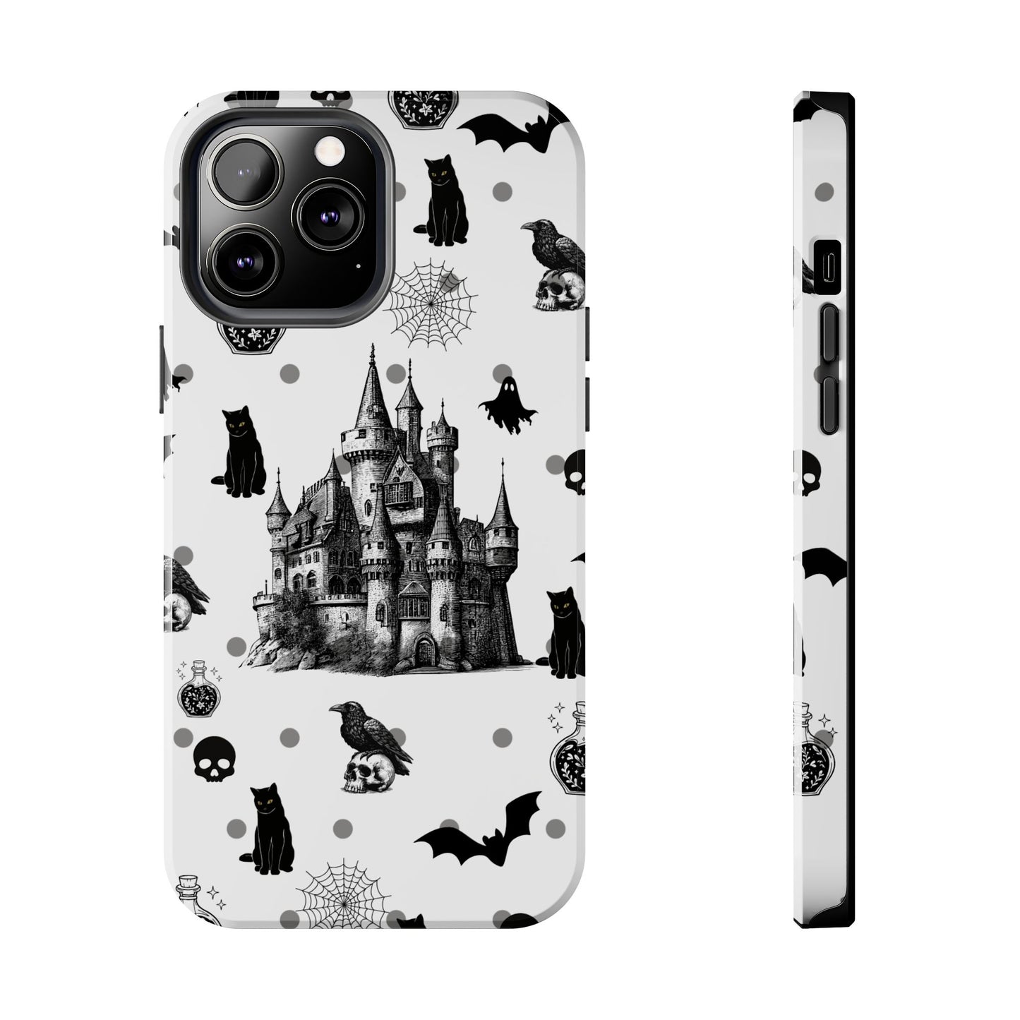 Gothic Castle Phone Cases - Tough & Stylish, Halloween Gifts, Spooky Vibe, Unique Designs, Phone Accessories, Customized Cases
