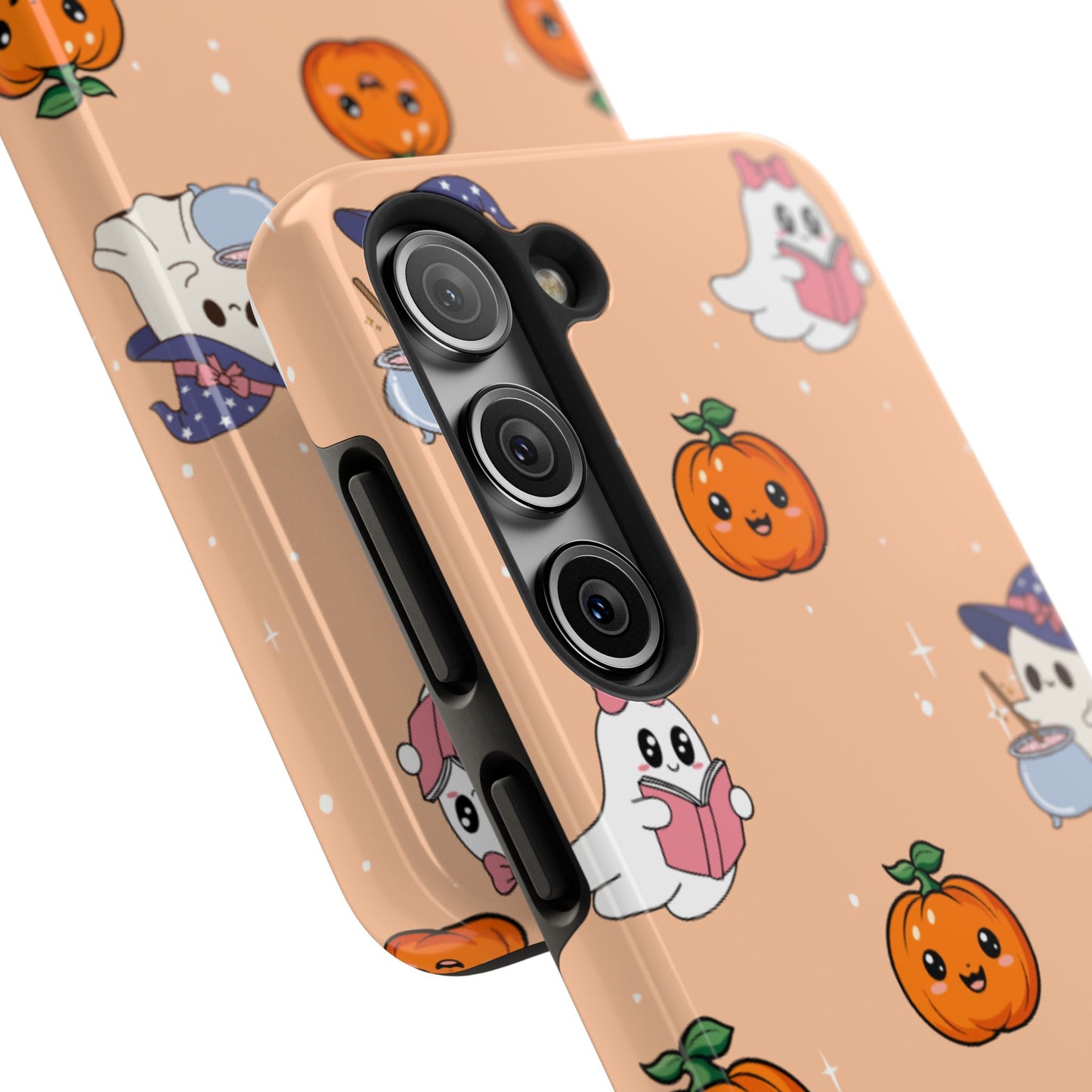 Halloween Ghosts Phone Case, Cute Tough Case, Pumpkin Designs, Spooky Decor, Fall Accessories, Trick or Treat Gift
