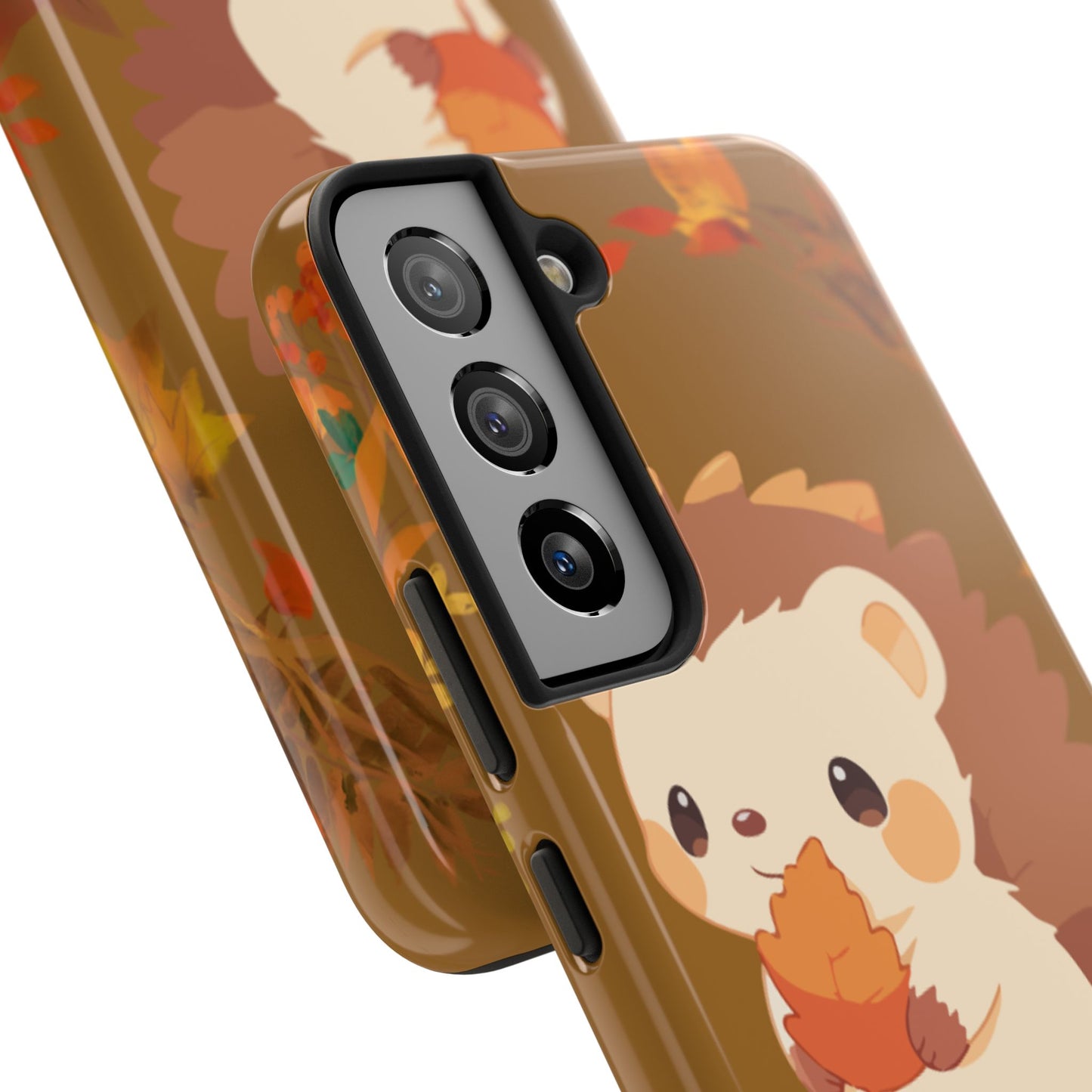 Cute Hedgehog Phone Cases, Fall Decor, Animal Lovers Gifts, Autumn Vibes, Unique Cell Phone Cover, Hedgehog Design