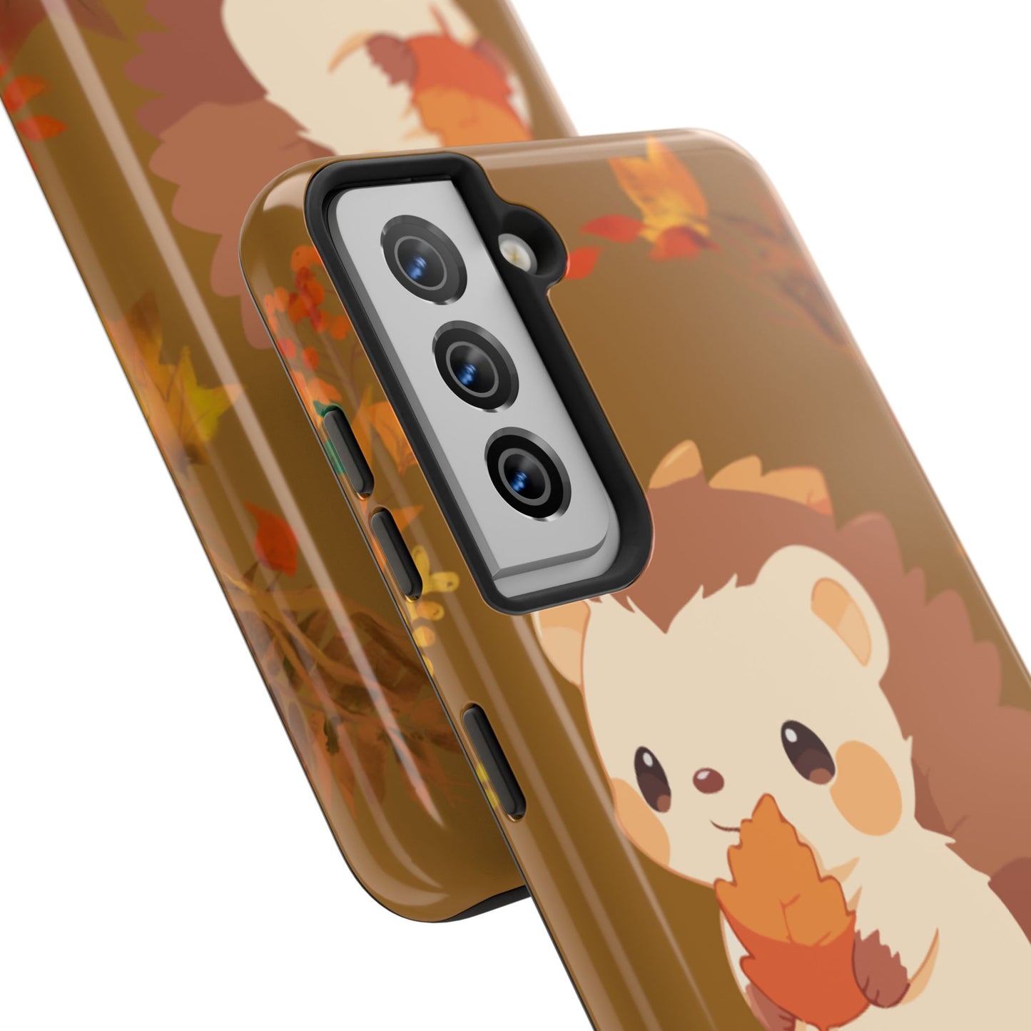 Cute Hedgehog Phone Cases, Fall Decor, Animal Lovers Gifts, Autumn Vibes, Unique Cell Phone Cover, Hedgehog Design