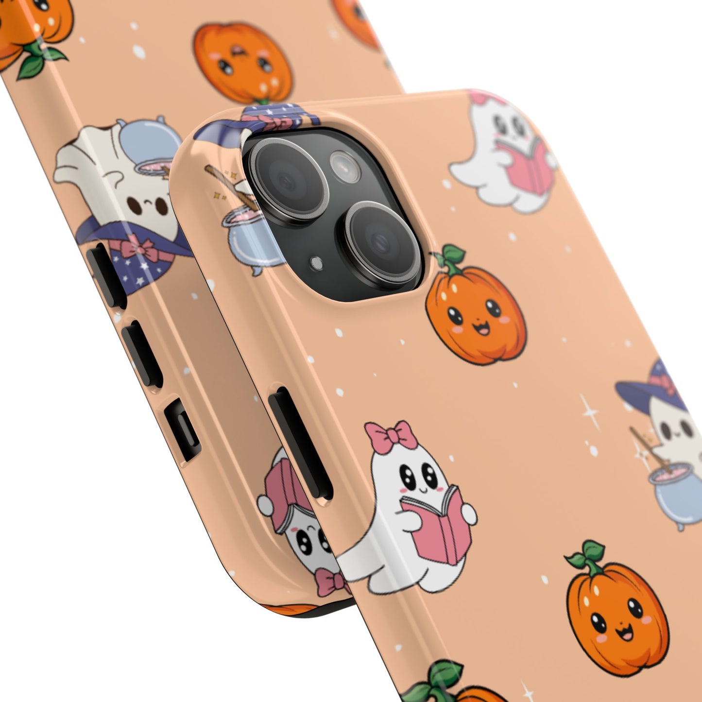 Halloween Ghosts Phone Case, Cute Tough Case, Pumpkin Designs, Spooky Decor, Fall Accessories, Trick or Treat Gift