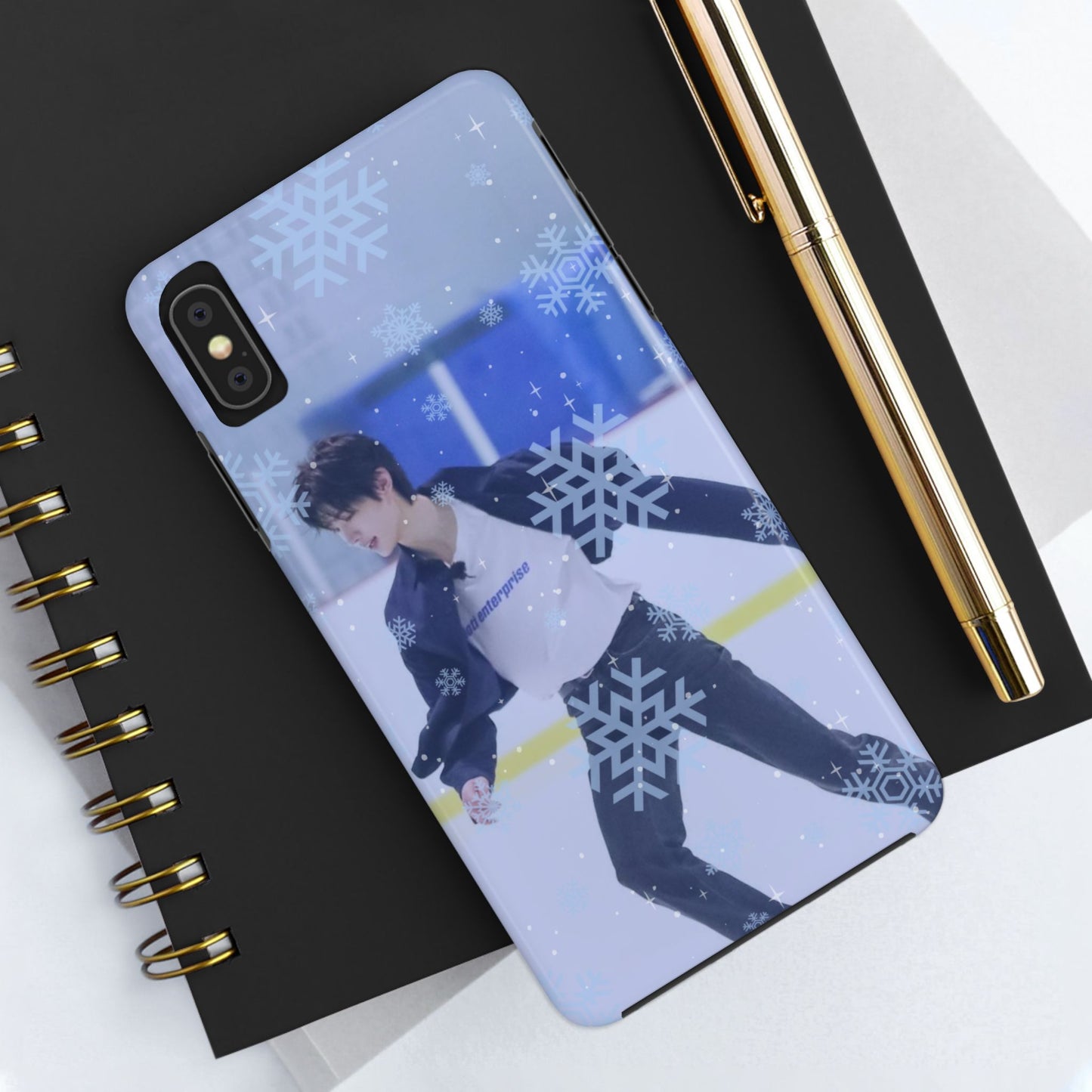 Ice Prince Tough Phone Case, Stylish Phone Protector, Winter Sports Accessory, Unique Gift for Skaters, Durable Phone Shell