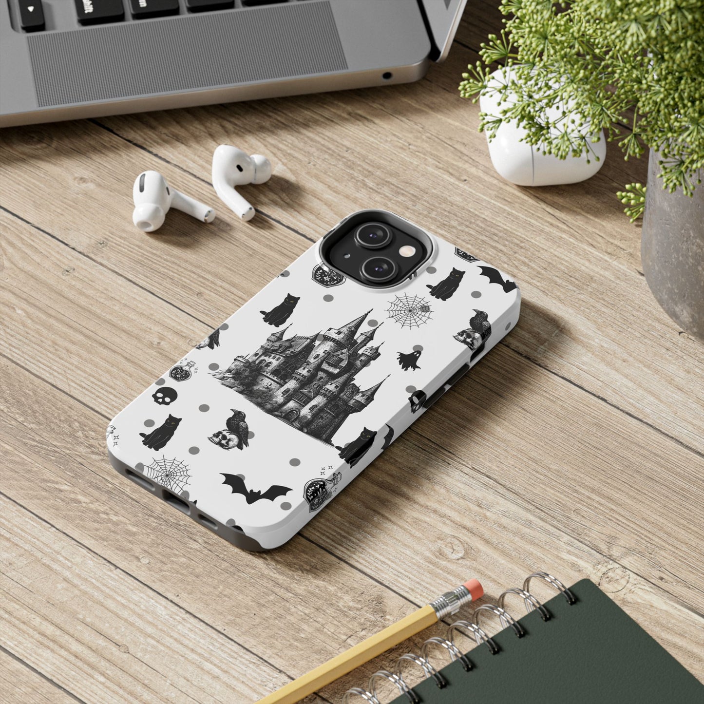 Gothic Castle Phone Cases - Tough & Stylish, Halloween Gifts, Spooky Vibe, Unique Designs, Phone Accessories, Customized Cases