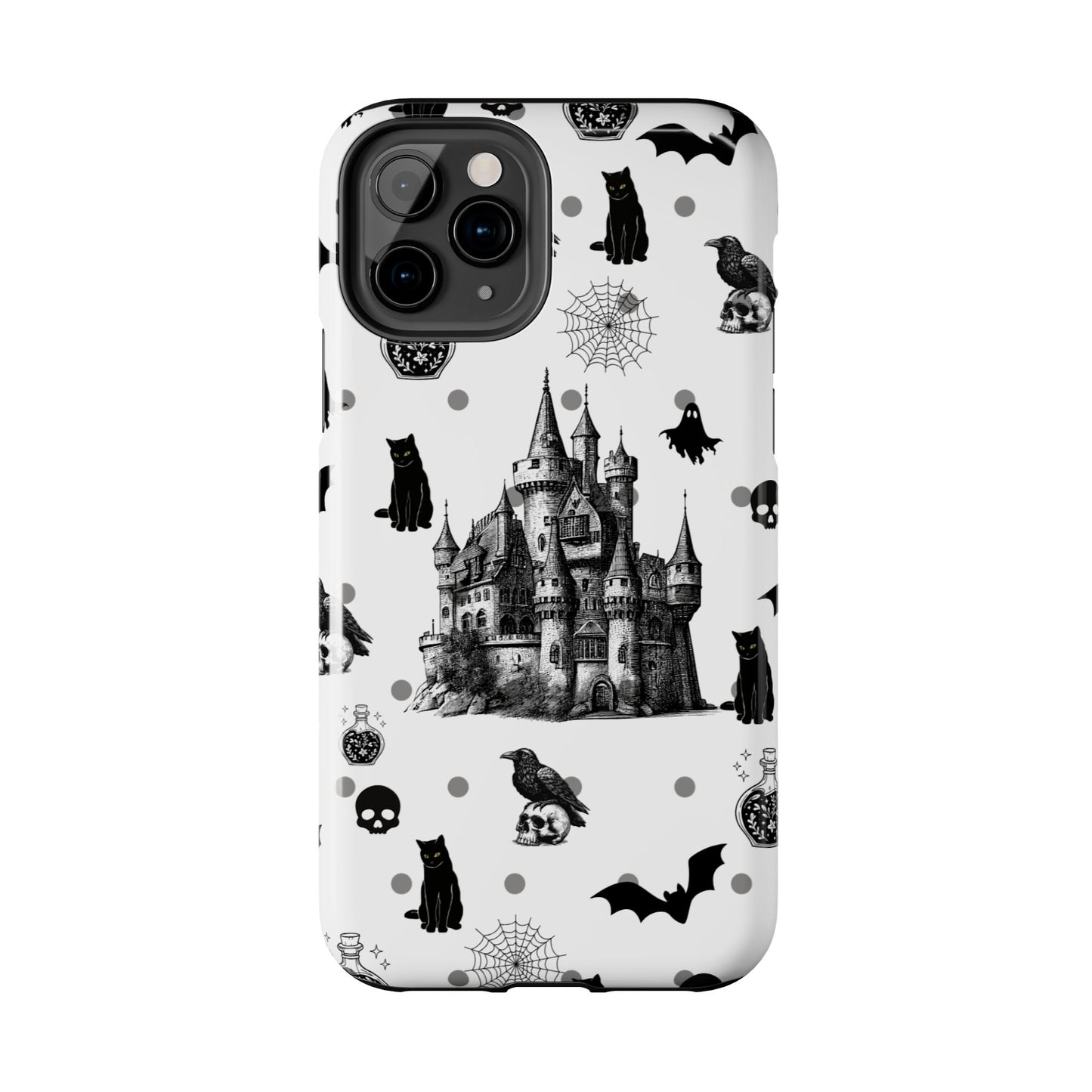Gothic Castle Phone Cases - Tough & Stylish, Halloween Gifts, Spooky Vibe, Unique Designs, Phone Accessories, Customized Cases