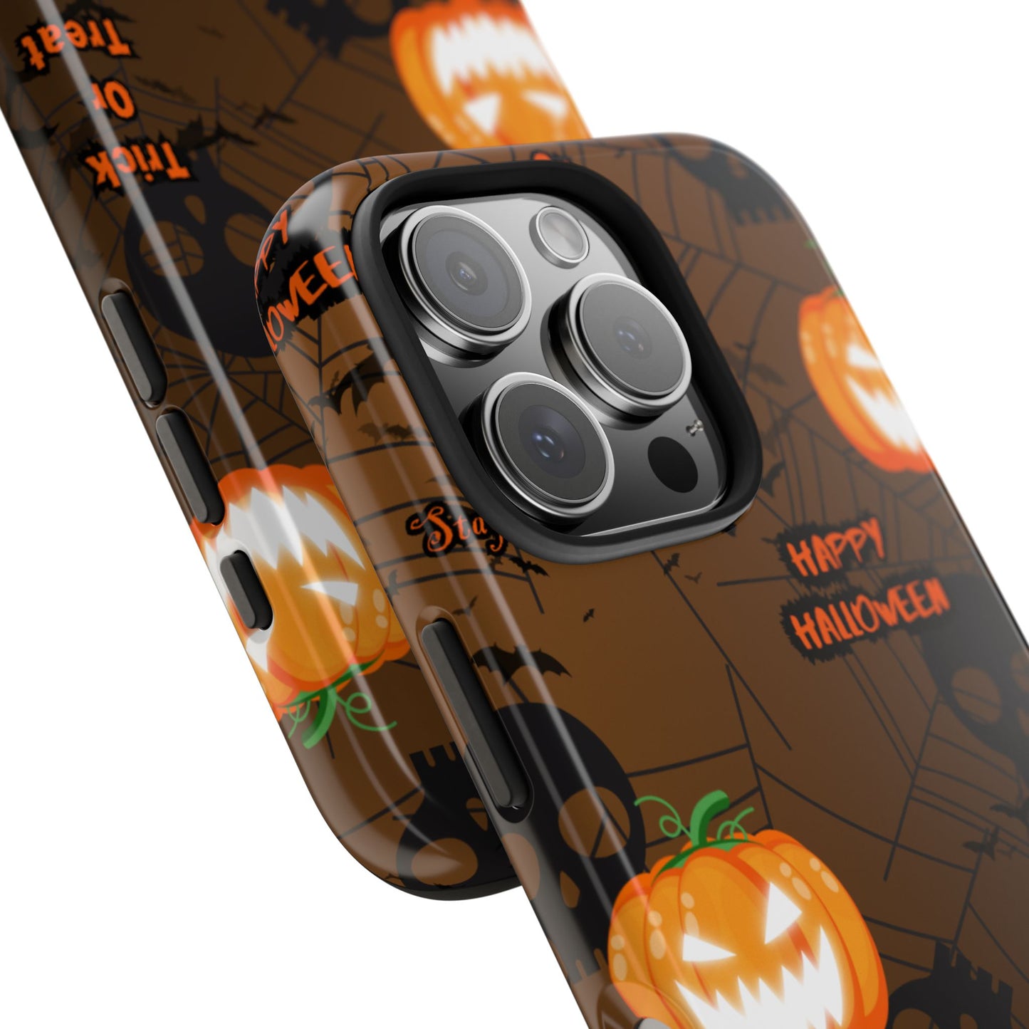 Halloween Tough Phone Cases, Spooky Mobile Covers, Trick or Treat Phone Case, Halloween Gifts, Fall Tech Accessories