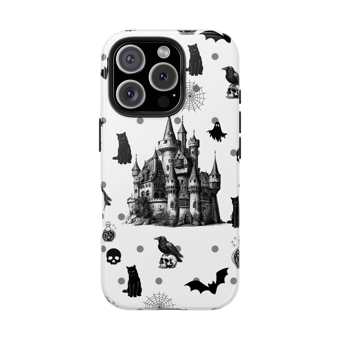 Gothic Castle Phone Cases - Tough & Stylish, Halloween Gifts, Spooky Vibe, Unique Designs, Phone Accessories, Customized Cases