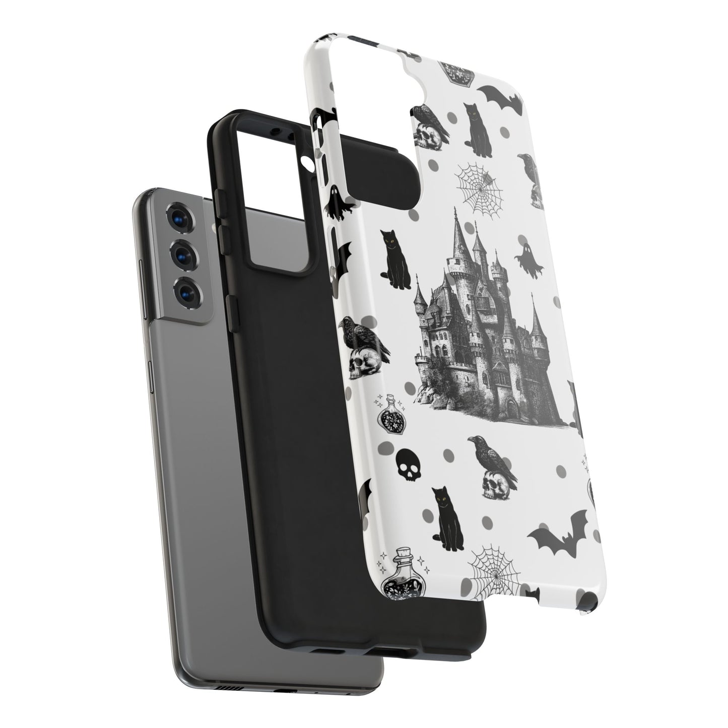 Gothic Castle Phone Cases - Tough & Stylish, Halloween Gifts, Spooky Vibe, Unique Designs, Phone Accessories, Customized Cases